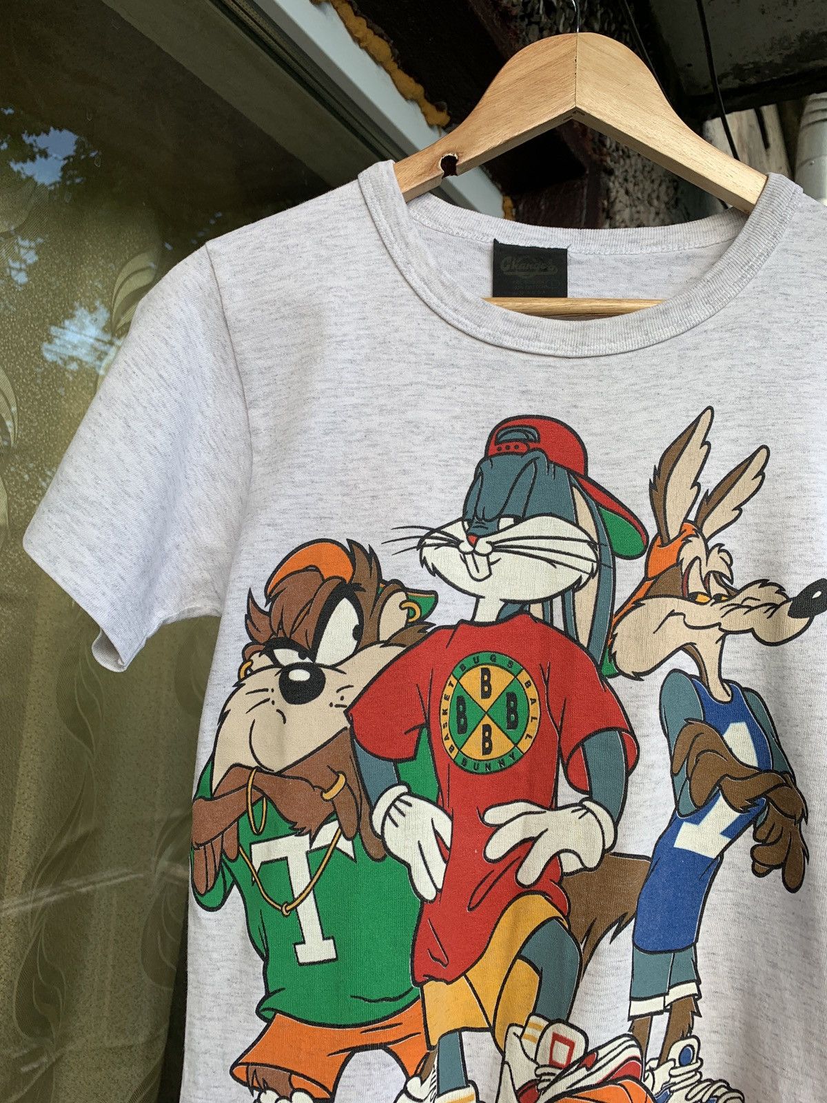 Cartoon Network 1993 Vintage Changes Looney Tunes Rap Style Mirror Print Tee Size US XS / EU 42 / 0 - 3 Thumbnail