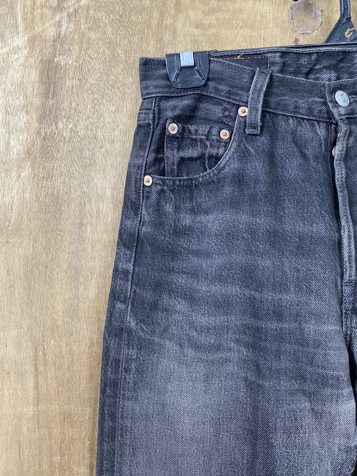 Levi's × Levi's Vintage Clothing 501 Levi’s black faded vintage Denim Pants #3662 Size US 29 - 4 Thumbnail
