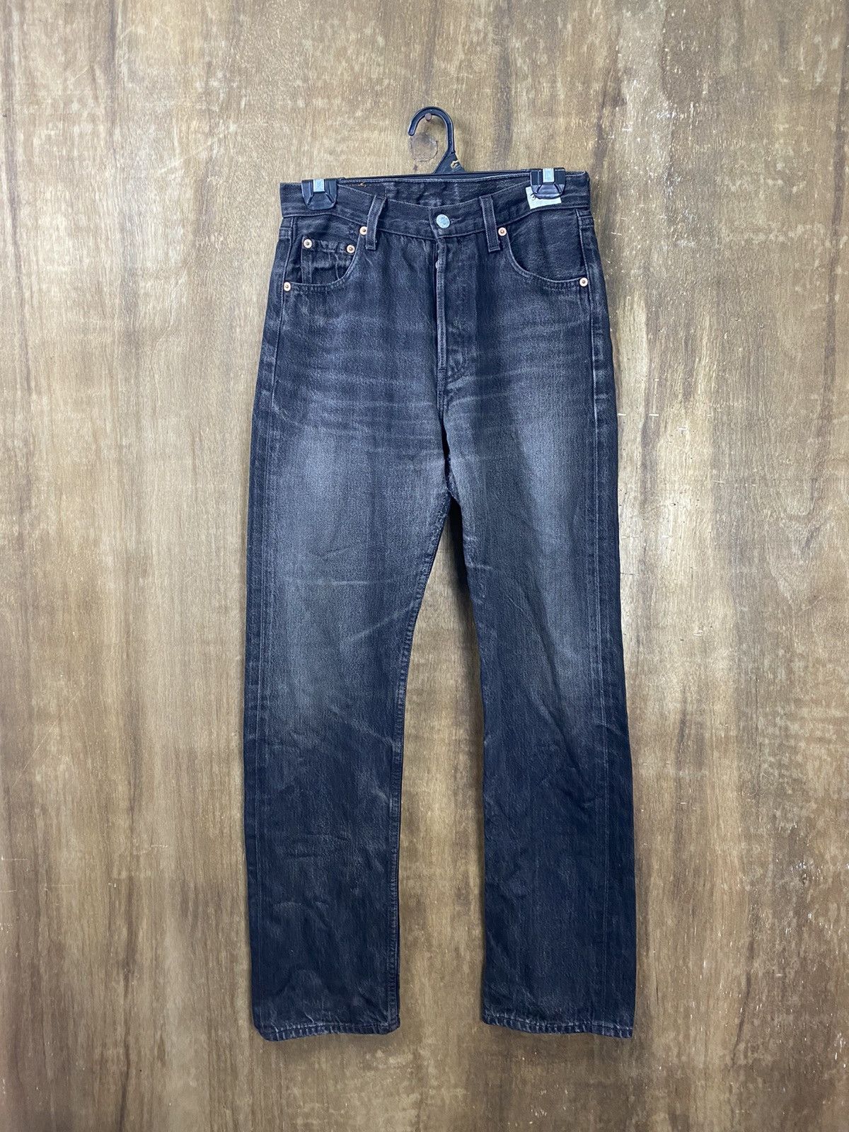 Levi's × Levi's Vintage Clothing 501 Levi’s black faded vintage Denim Pants #3662 Size US 29 - 1 Thumbnail