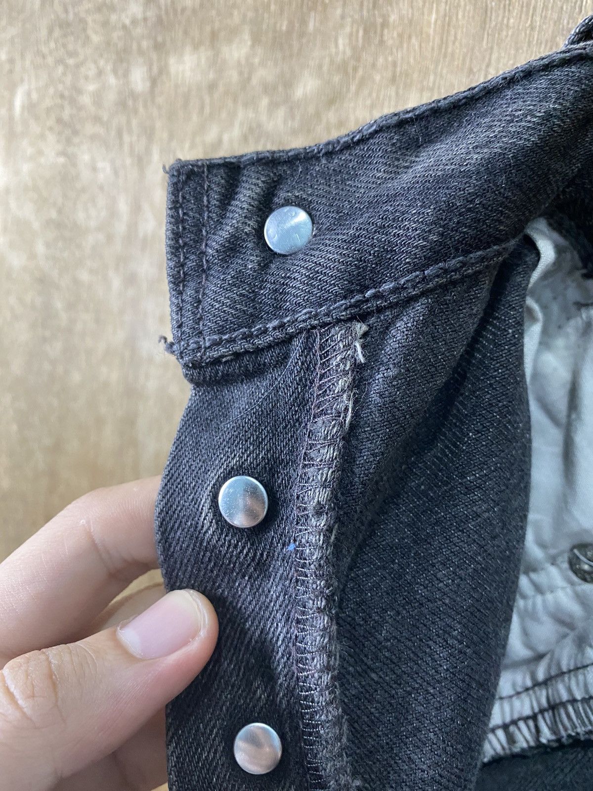 Levi's × Levi's Vintage Clothing 501 Levi’s black faded vintage Denim Pants #3662 Size US 29 - 18 Thumbnail
