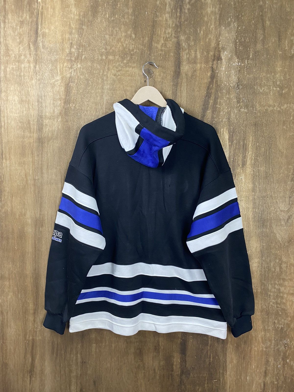Japanese Brand Kappa stripe japan hoodie Sweaters #3625 Size US L / EU 52-54 / 3 - 9 Thumbnail