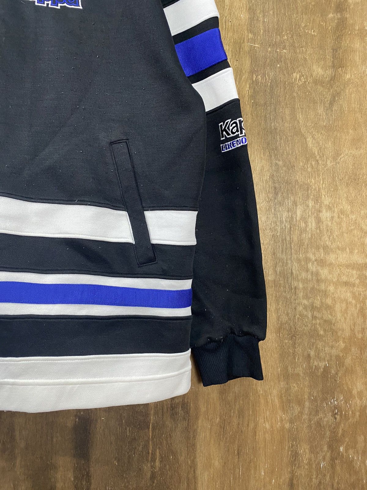 Japanese Brand Kappa stripe japan hoodie Sweaters #3625 Size US L / EU 52-54 / 3 - 6 Thumbnail