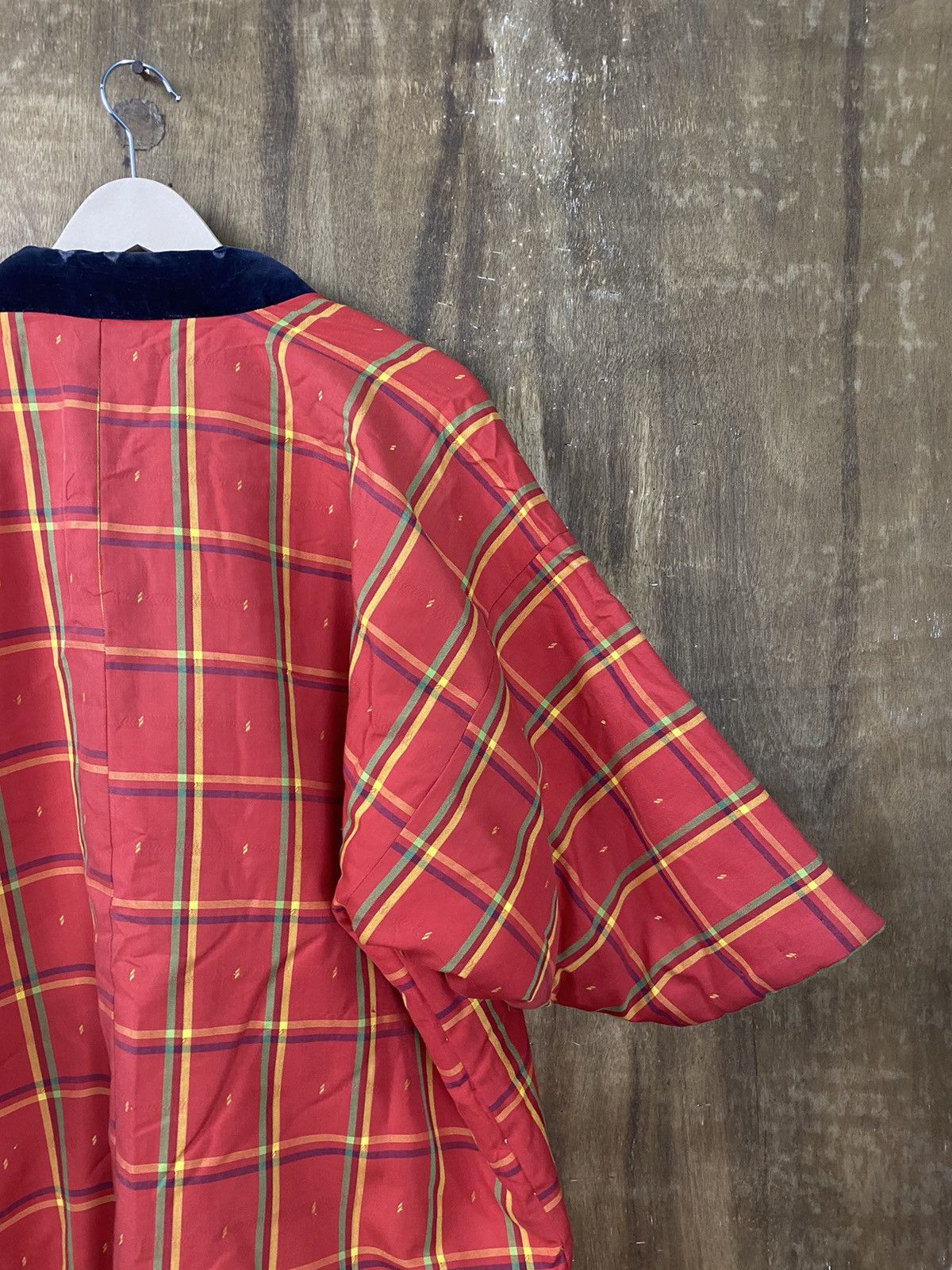 Japanese Brand Kimono japan checkered red vintage #3631 Size US L / EU 52-54 / 3 - 10 Thumbnail