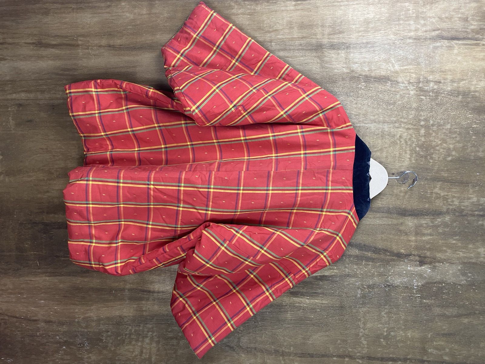 Japanese Brand Kimono japan checkered red vintage #3631 Size US L / EU 52-54 / 3 - 8 Thumbnail