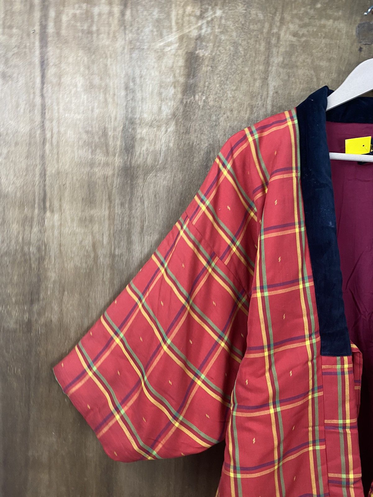 Japanese Brand Kimono japan checkered red vintage #3631 Size US L / EU 52-54 / 3 - 5 Thumbnail