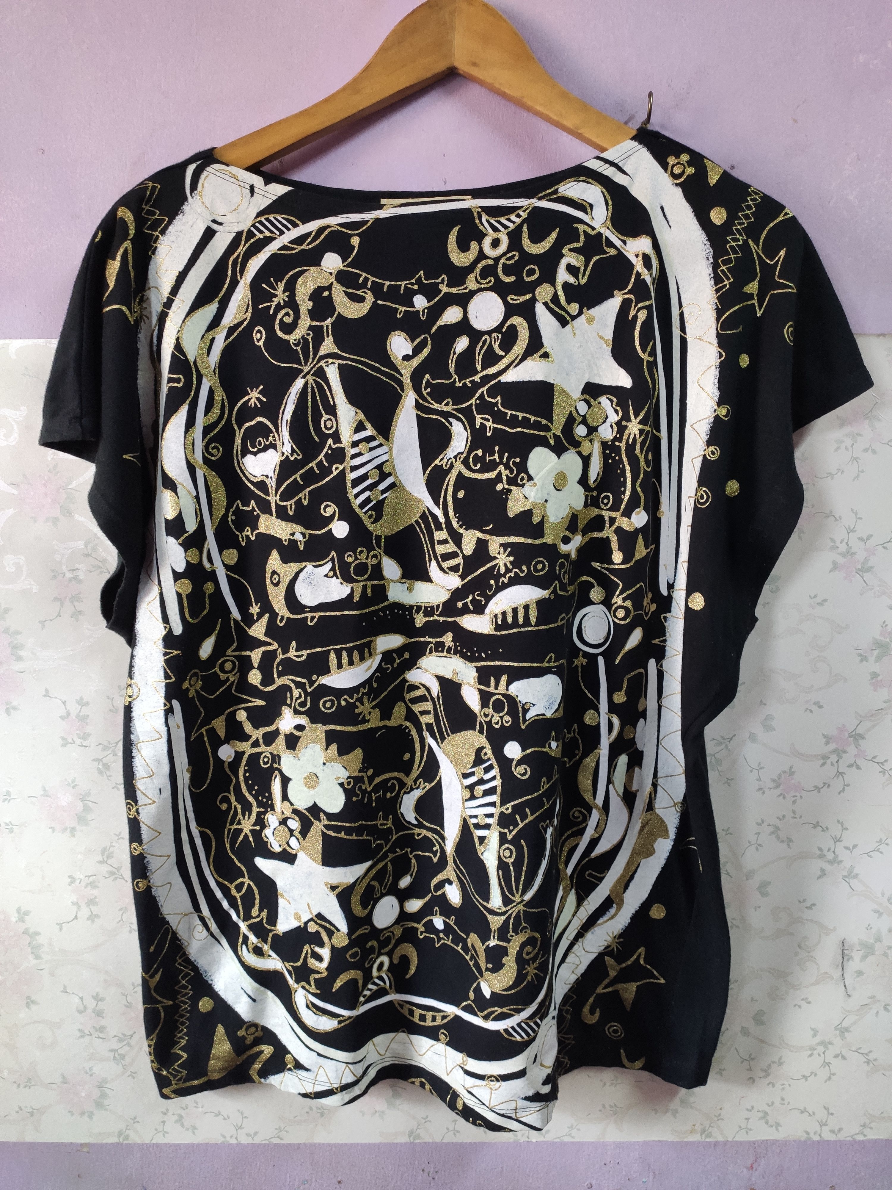 Designer × Issey Miyake × Tsumori Chisato Graphic Designed Printed Tee Size L / US 10 / IT 46 - 2 Thumbnail