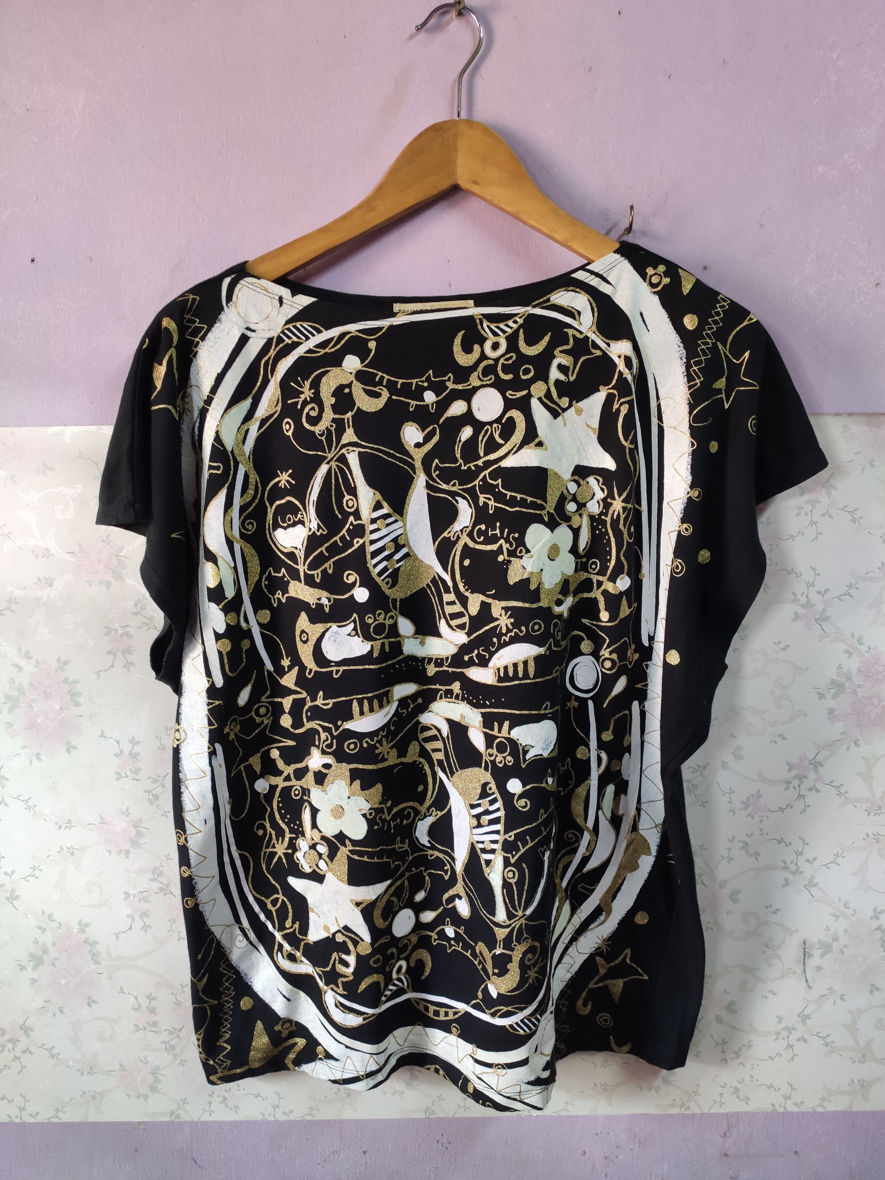 Designer × Issey Miyake × Tsumori Chisato Graphic Designed Printed Tee Size L / US 10 / IT 46 - 1 Thumbnail