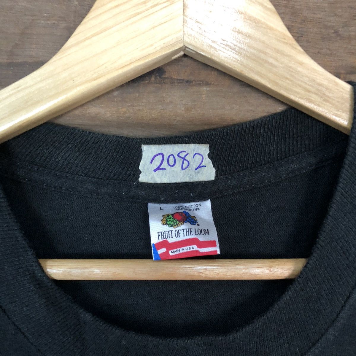 Vintage DL North Cascades Washington made in usa Black tee #2082 Size US L / EU 52-54 / 3 - 5 Thumbnail