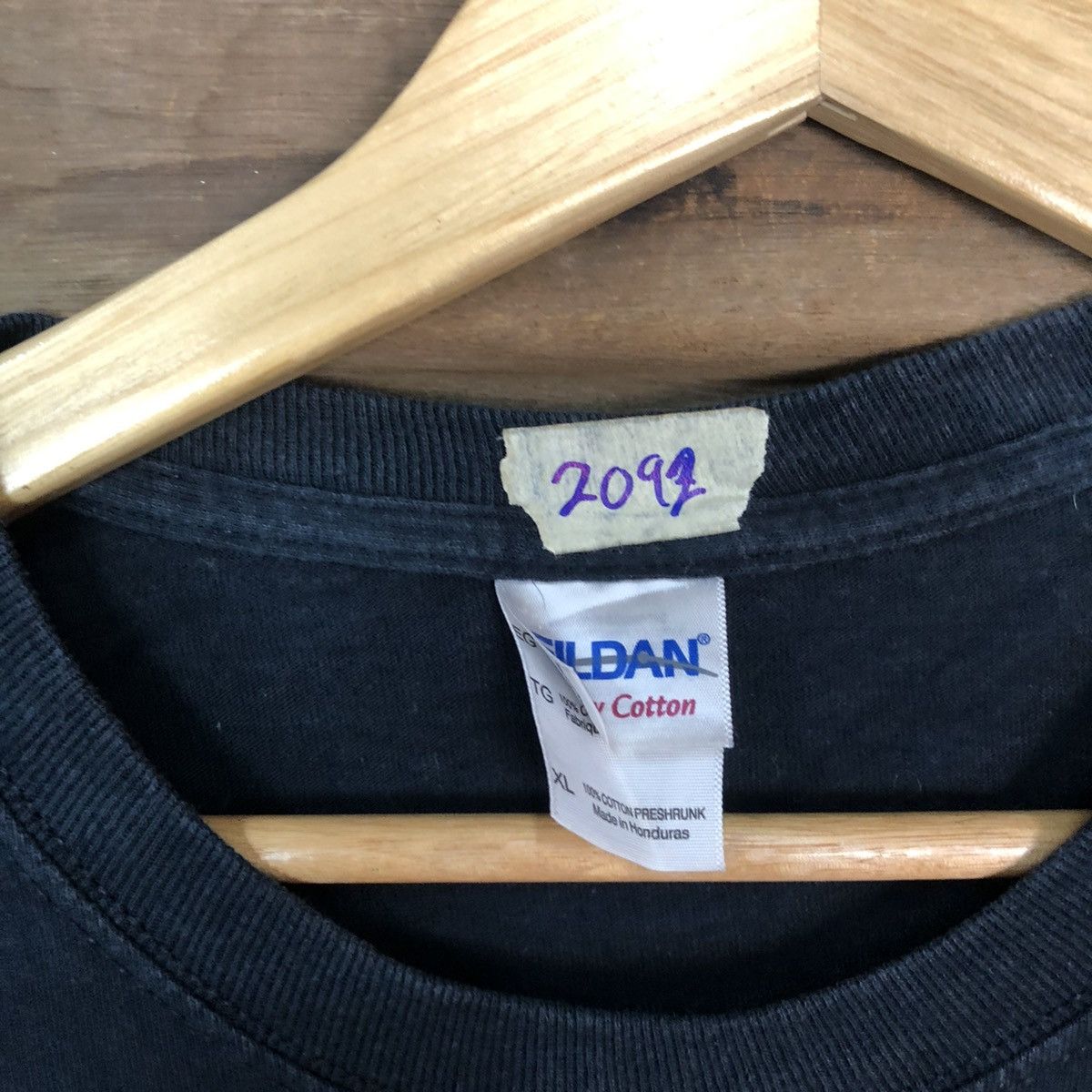 Japanese Brand DLL Fireman All men Are Created Black tee #2092 Size US M / EU 48-50 / 2 - 5 Thumbnail