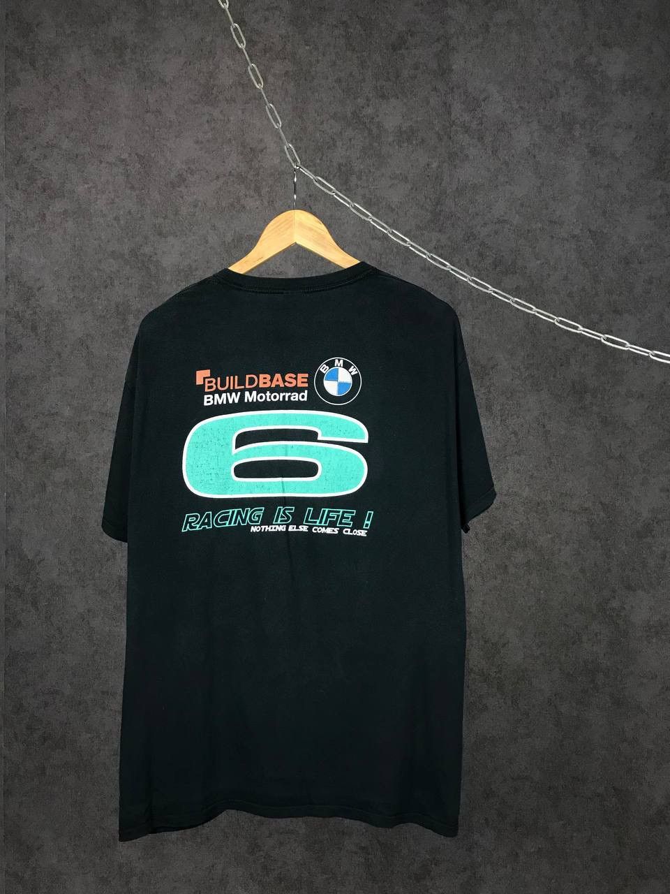 BMW BMW moto racing motorrad vintage overprinted tee Size US XL / EU 56 / 4 - 4 Thumbnail