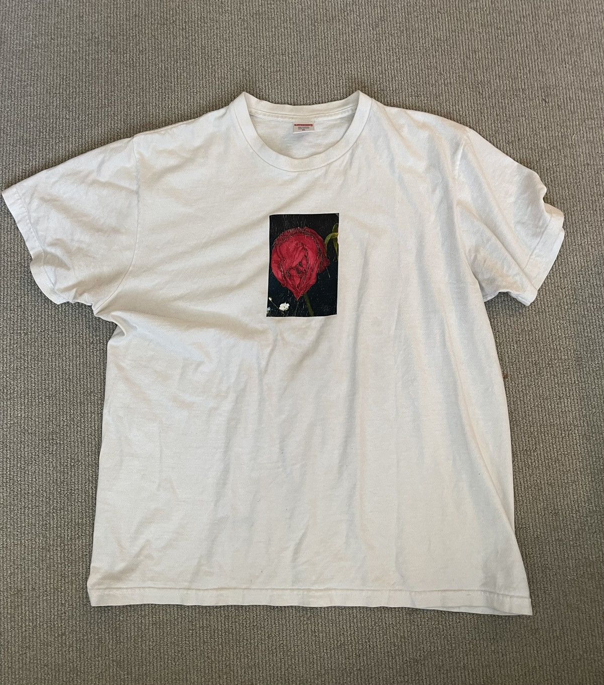 Supreme x Araki Rose Tee FW16 XL 2016 - Tops