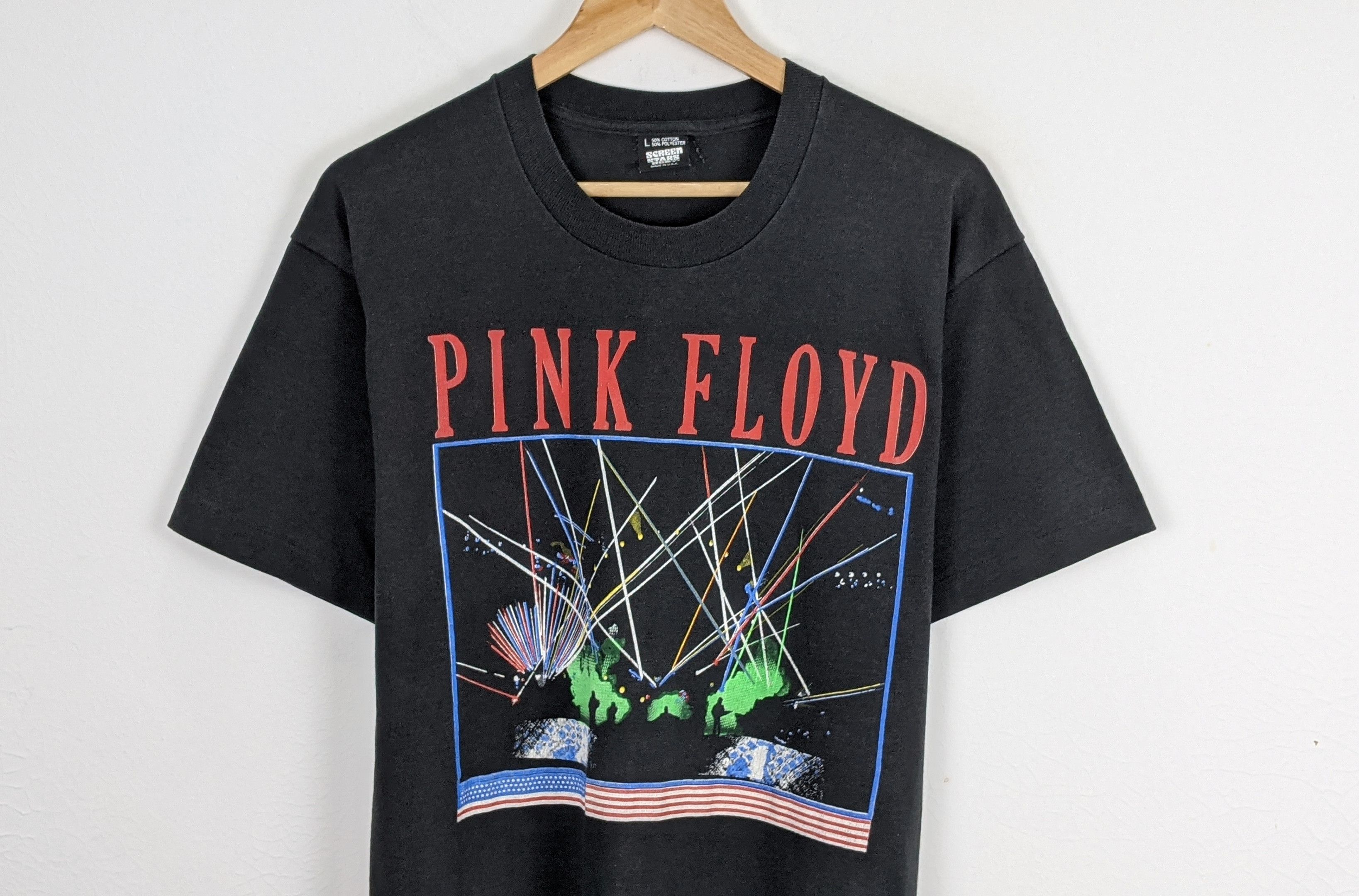 Band Tees Vintage Pink Floyd A Momentary Lapse of Reason 80s shirt Size US L / EU 52-54 / 3 - 2 Thumbnail