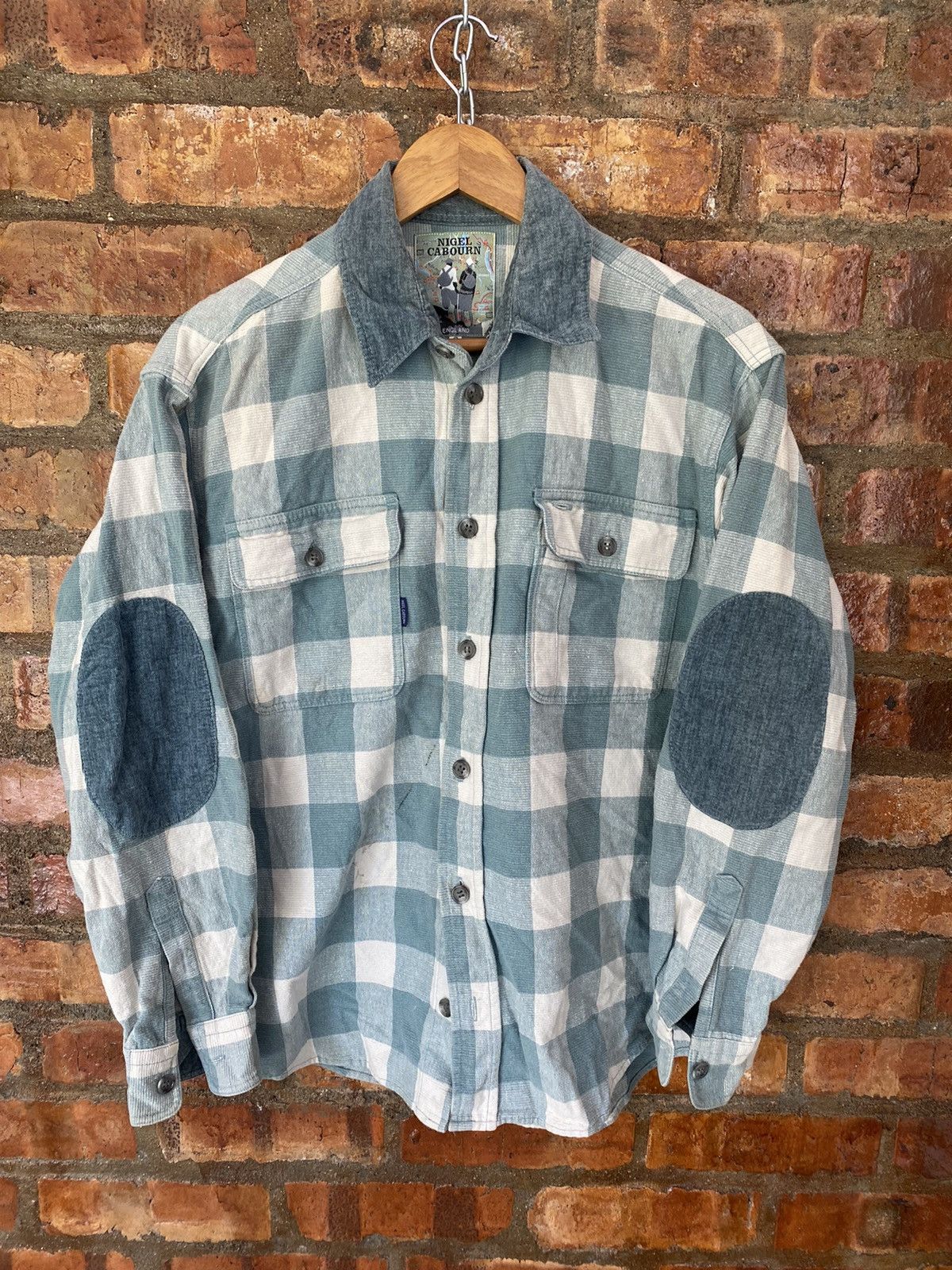 Nigel Cabourn 90s Check heavy overshirt Size US M / EU 48-50 / 2 - 2 Thumbnail