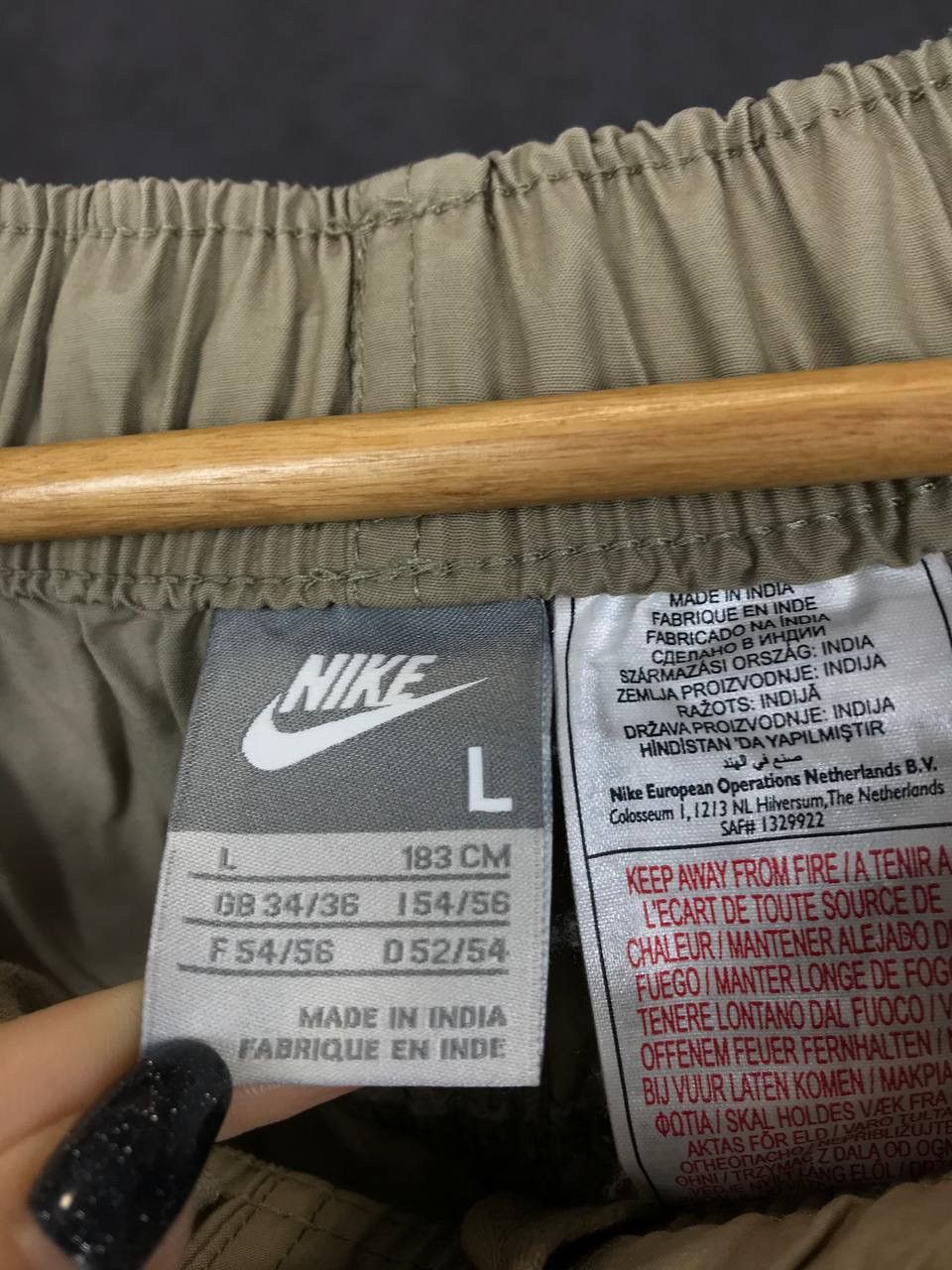 Nike × Vintage Nike swoosh streetwear vintage cargo shorts Size US 34 / EU 50 - 3 Thumbnail