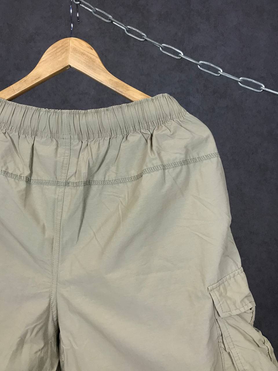 Nike × Vintage Nike swoosh streetwear vintage cargo shorts Size US 34 / EU 50 - 7 Thumbnail