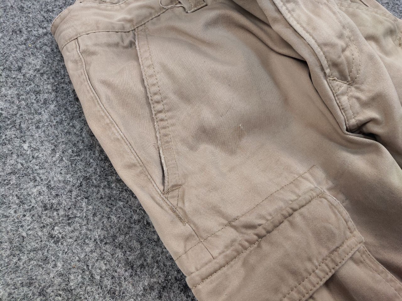 Timberland Vintage 90's Timberland Japan Zip Faded Beige Cargo Pants Size US 34 / EU 50 - 13 Thumbnail