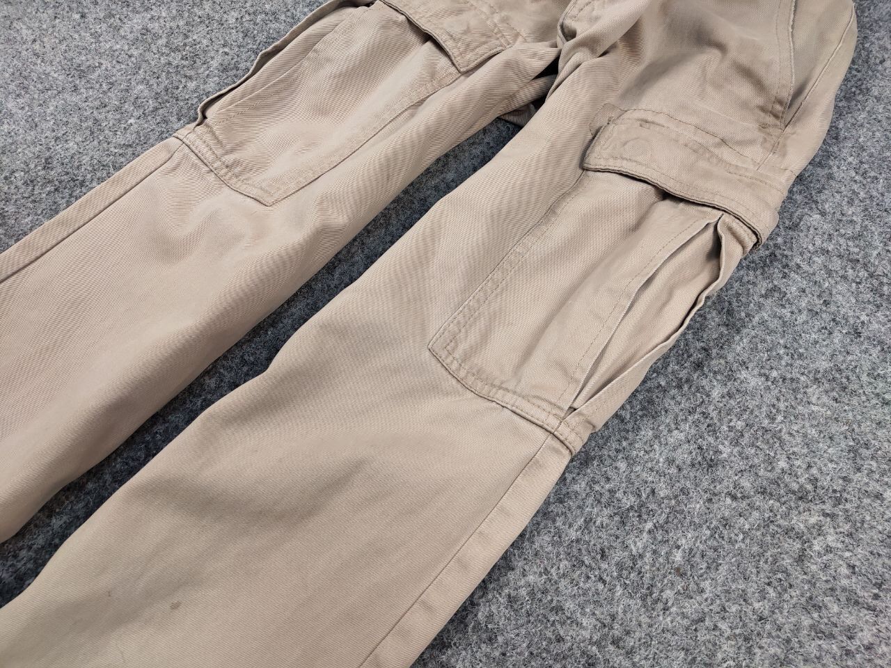 Timberland Vintage 90's Timberland Japan Zip Faded Beige Cargo Pants Size US 34 / EU 50 - 6 Thumbnail