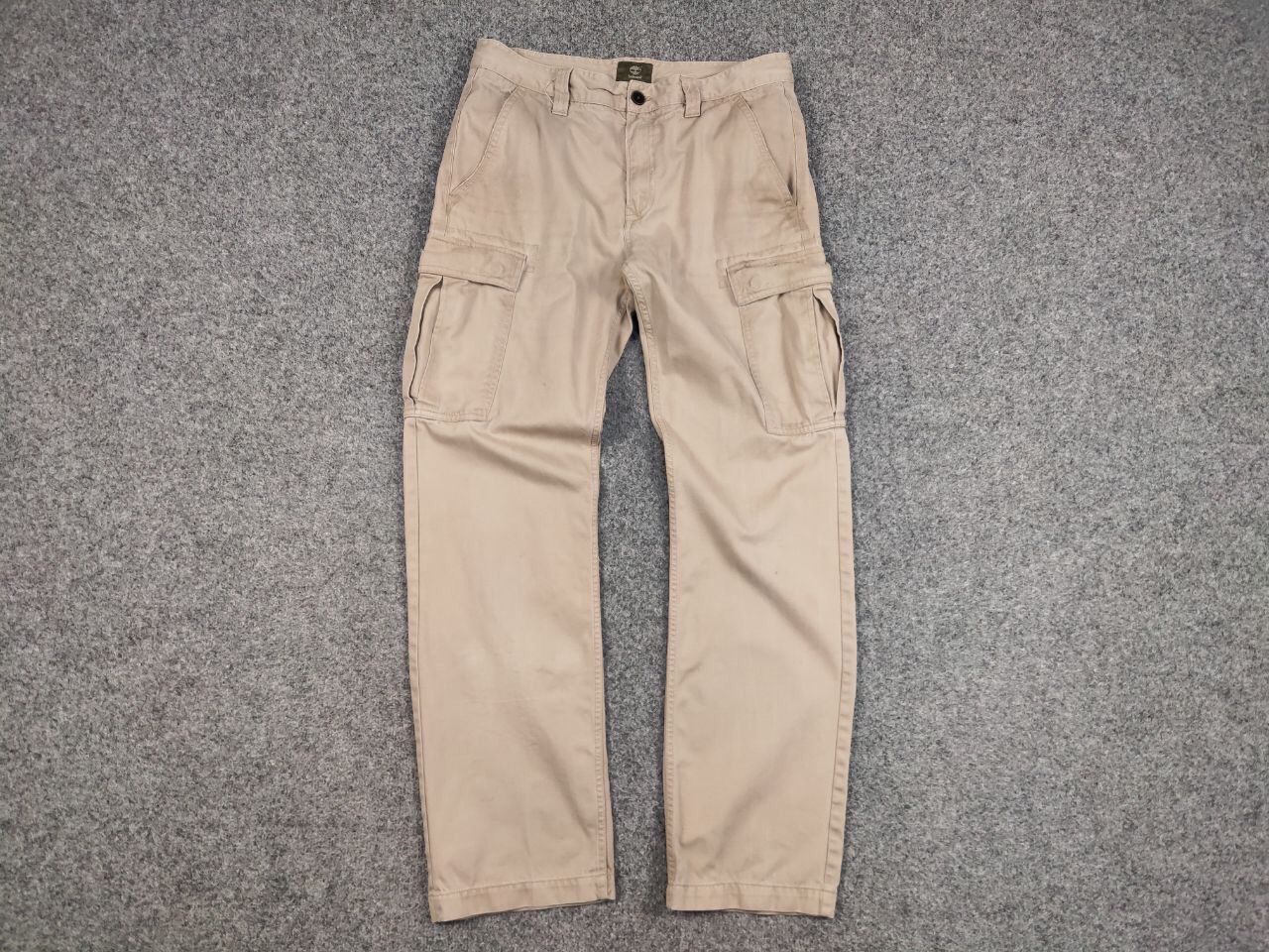 Timberland Vintage 90's Timberland Japan Zip Faded Beige Cargo Pants Size US 34 / EU 50 - 15 Thumbnail