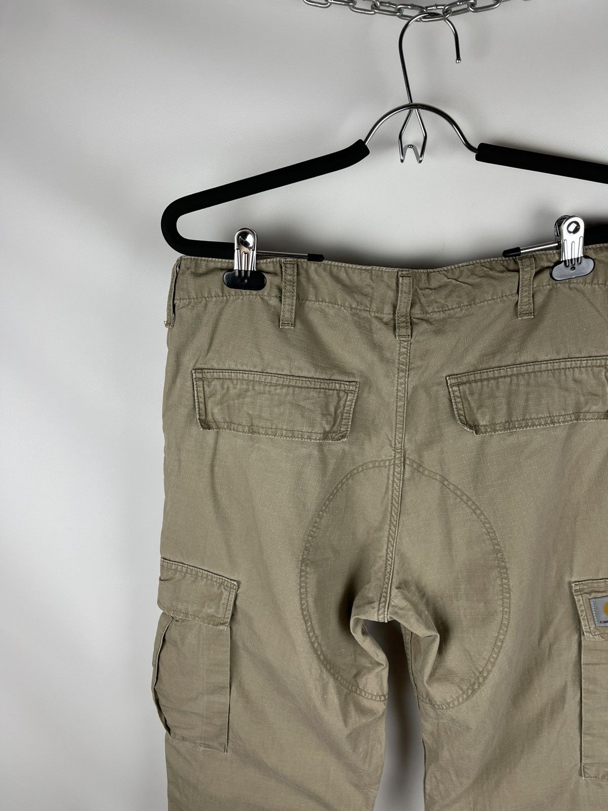 Carhartt Carhartt vintage beige cargo pants travis Scott style Size US 34 / EU 50 - 8 Thumbnail