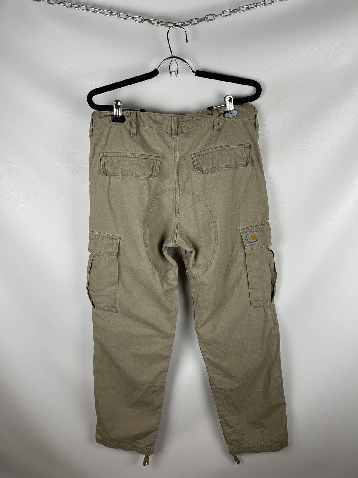 Carhartt Carhartt vintage beige cargo pants travis Scott style Size US 34 / EU 50 - 1 Thumbnail