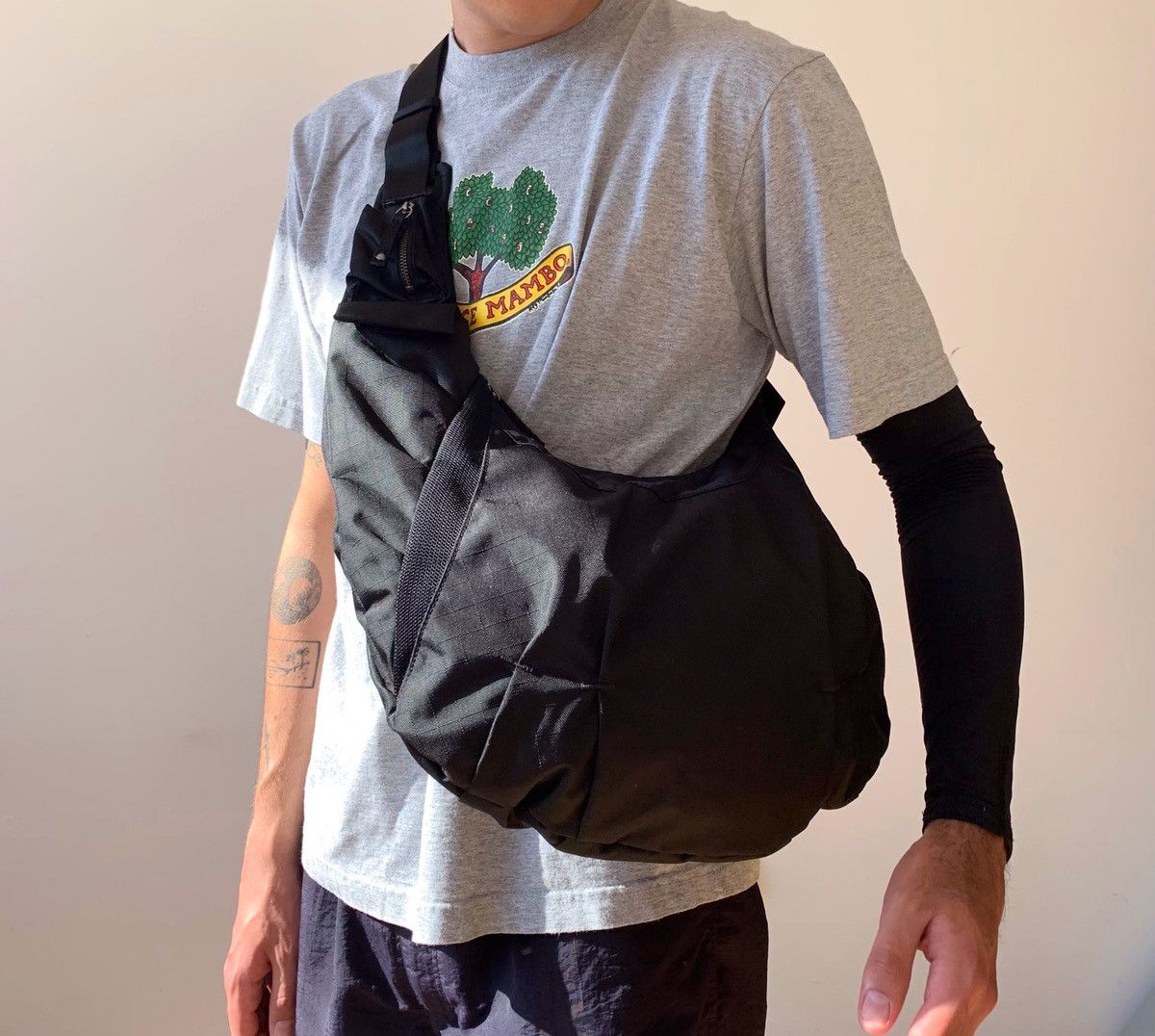 Vintage Nike Shoulder Bag Black