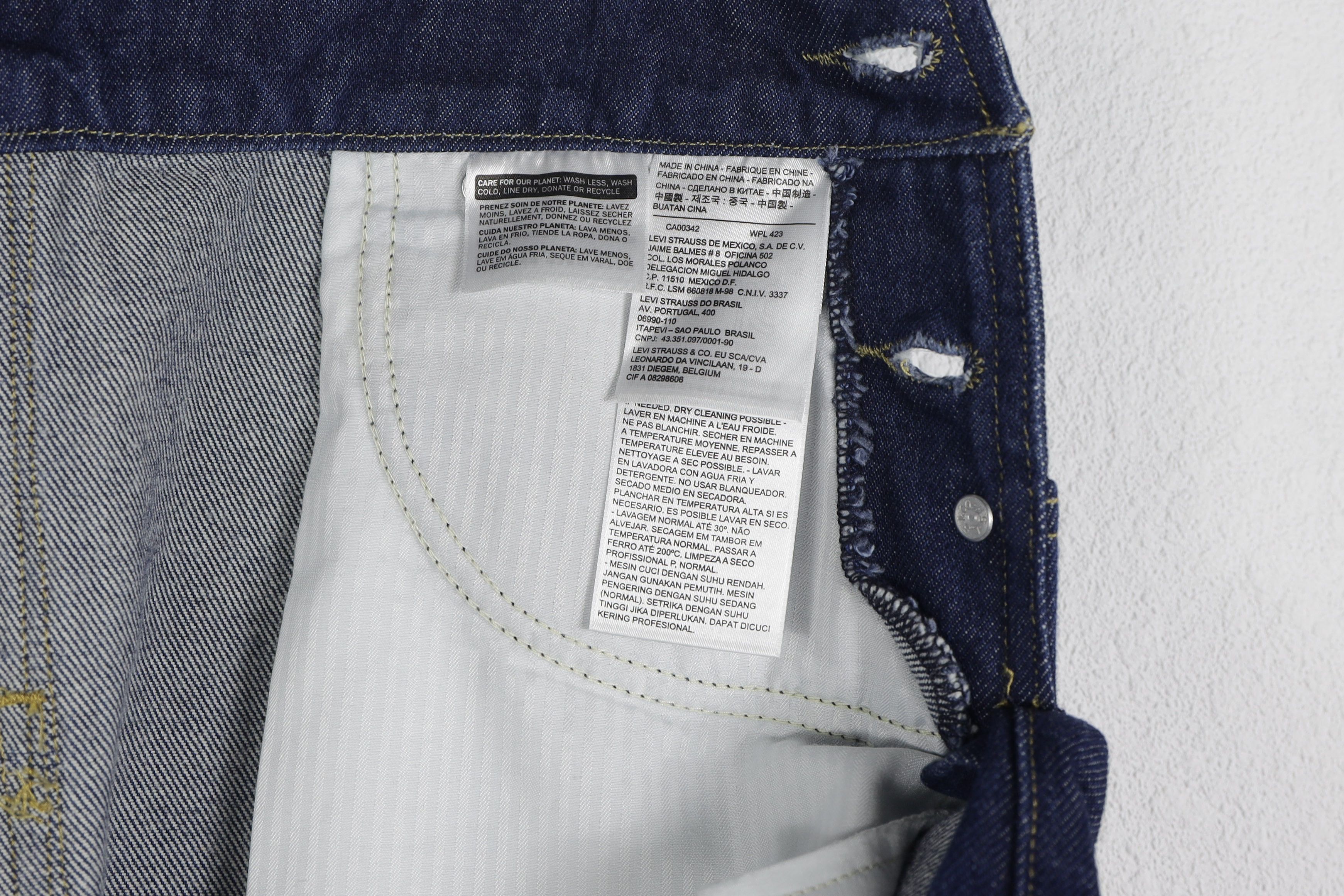Levi's × Levi's Vintage Clothing Levis Jeans Denim Overalls Jumpsuit Wordwear Size US 30 / EU 46 - 12 Thumbnail