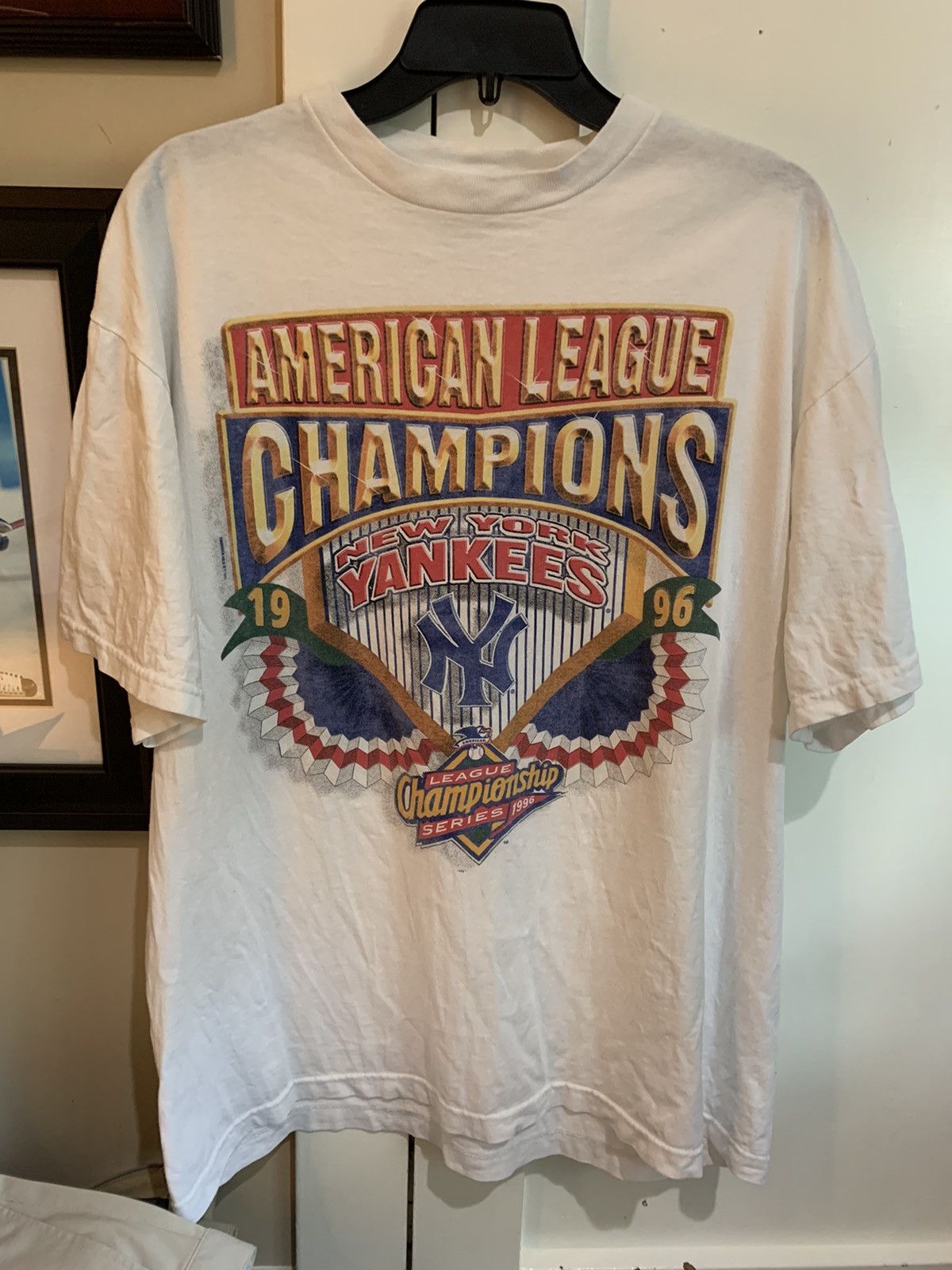 1996 Starter New York Yankees American League Champions t shirt