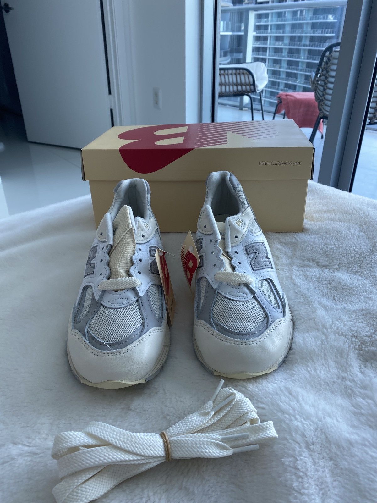 Aime Leon Dore × New Balance New Balance Made in USA 990v2 Size US 8 / EU 41 - 2 Thumbnail