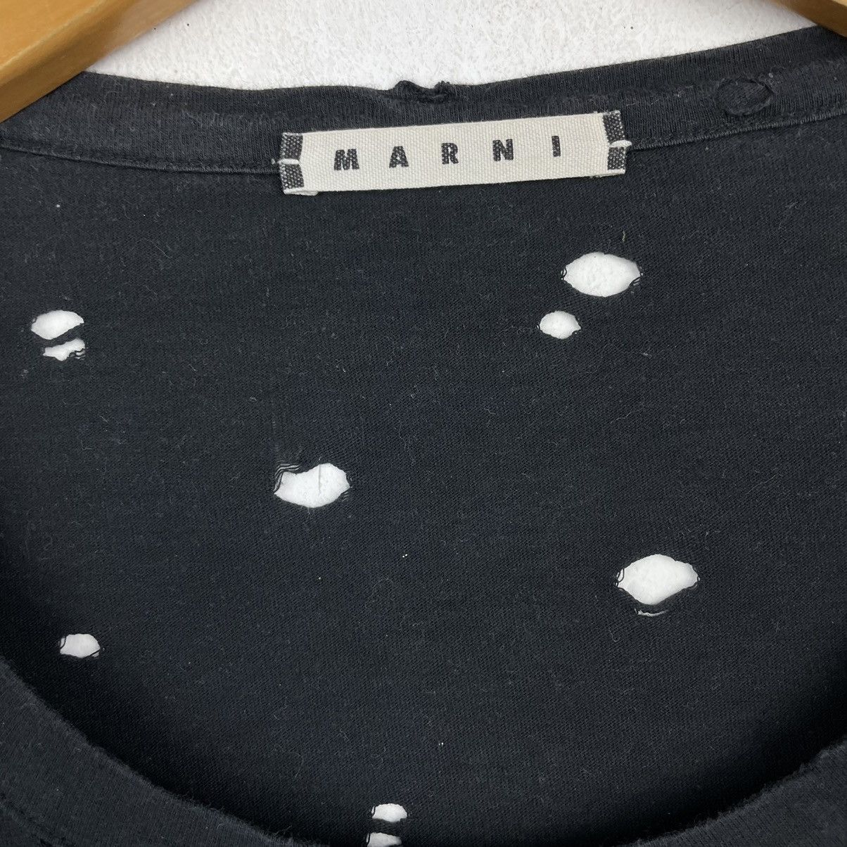 Marni Marni Distress Tshirt Size US S / EU 44-46 / 1 - 3 Thumbnail