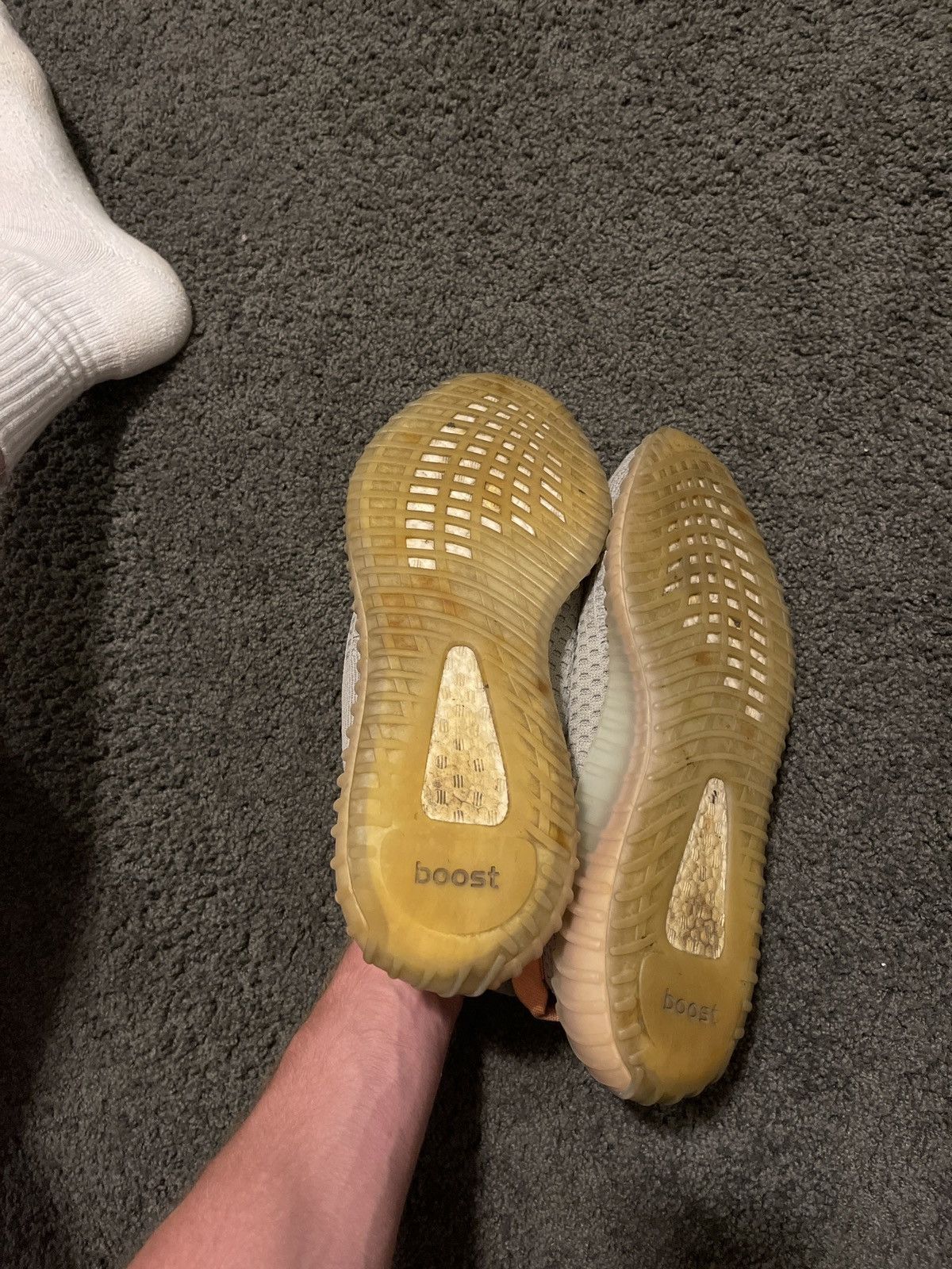 Adidas × Kanye West Yeezy Boost 350 V2 True Form 2019 Size US 13 / EU 46 - 5 Thumbnail