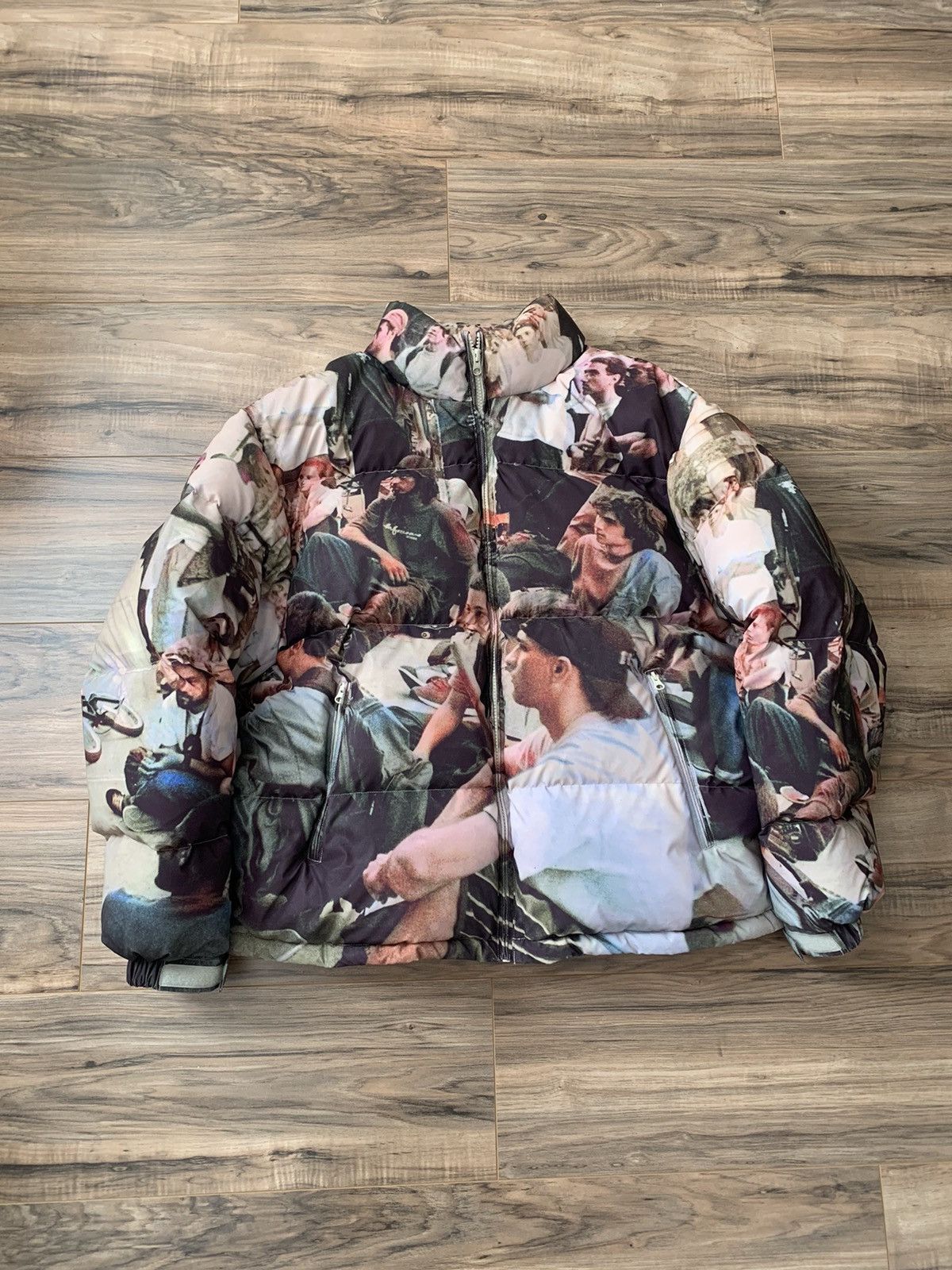 Supreme Lafayette Reflective Down Jacket Multicolor