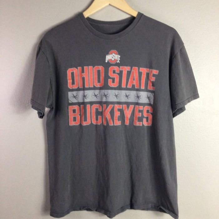 Streetwear Ohio State Buckeyes T Shirt football Sports Large Grey | Grailed