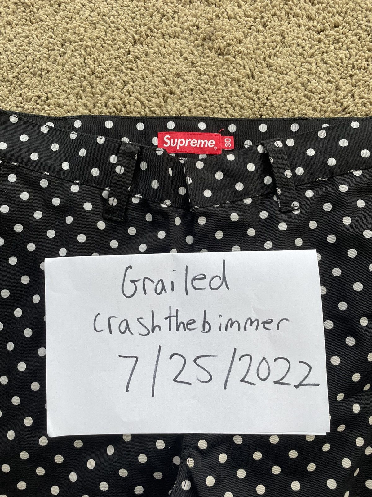 Supreme Supreme FW 18 polka dot work pants Size US 30 / EU 46 - 3 Thumbnail