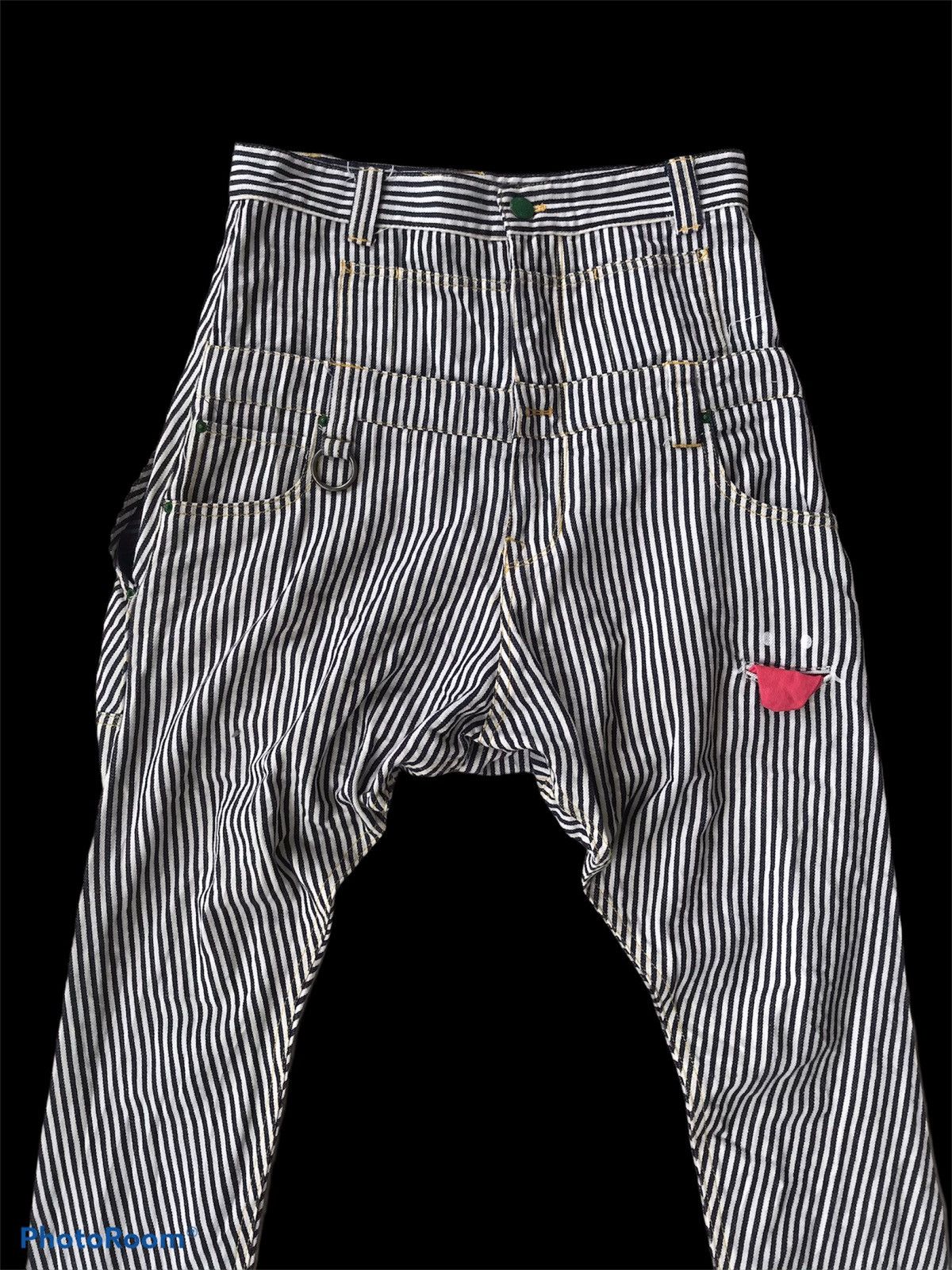 Hysteric Glamour 💥Japanese Brand Up Smile Stripe Pant Size US 31 - 6 Thumbnail