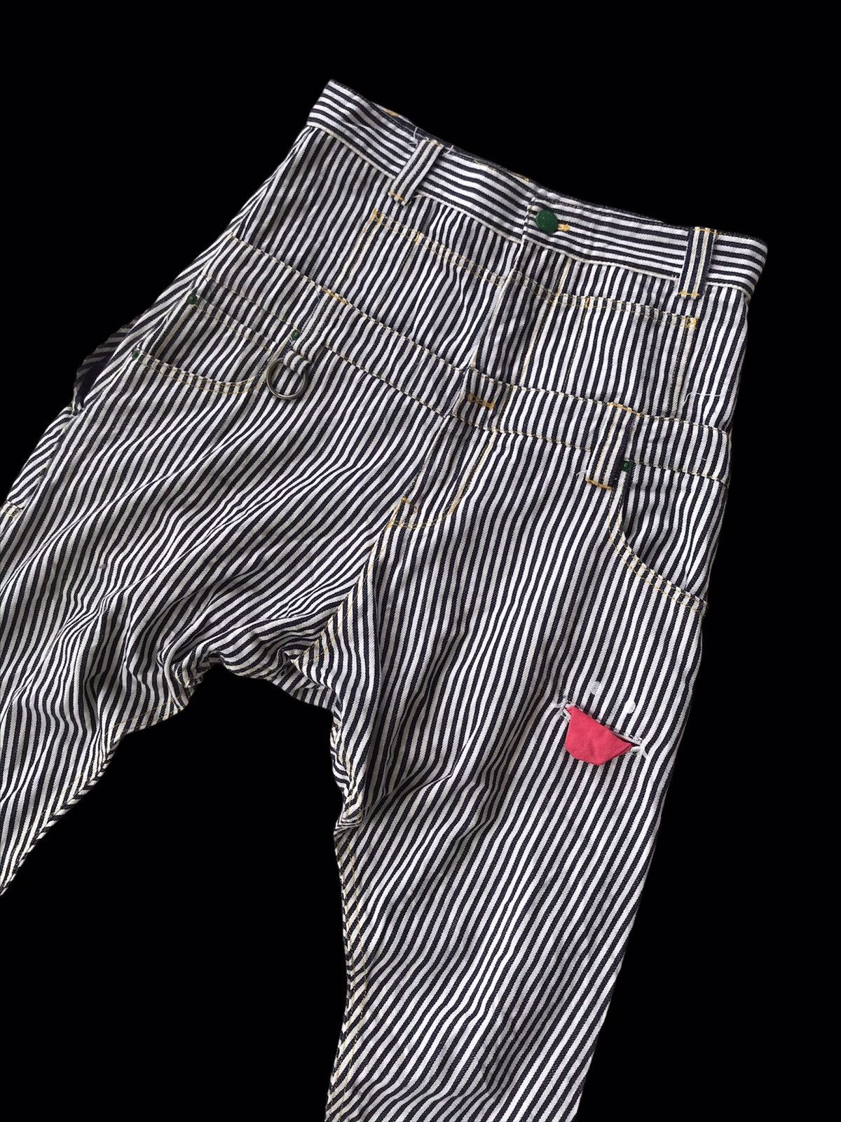 Hysteric Glamour 💥Japanese Brand Up Smile Stripe Pant Size US 31 - 5 Thumbnail
