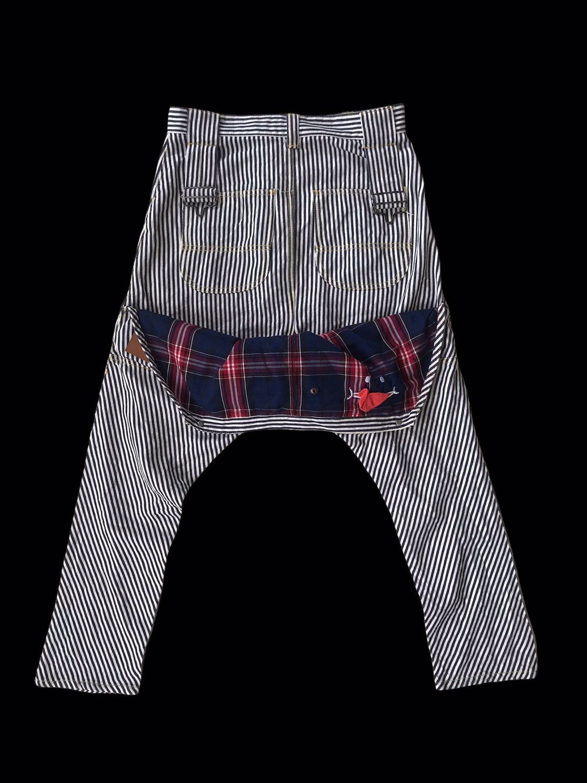 Hysteric Glamour 💥Japanese Brand Up Smile Stripe Pant Size US 31 - 3 Thumbnail