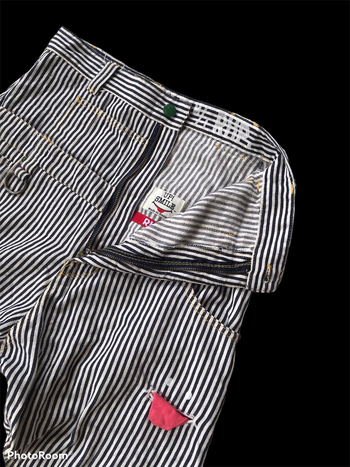 Hysteric Glamour 💥Japanese Brand Up Smile Stripe Pant Size US 31 - 4 Thumbnail