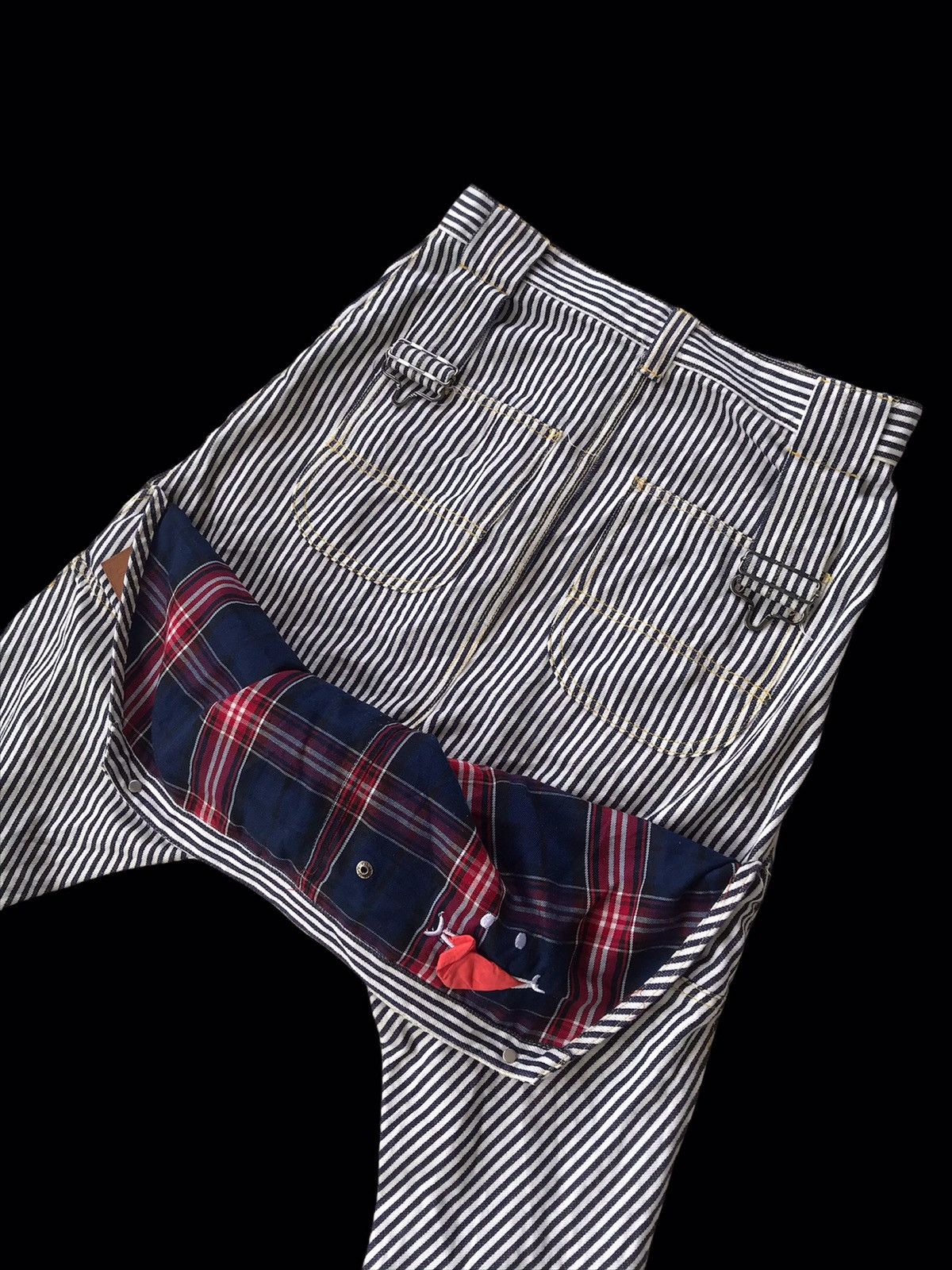Hysteric Glamour 💥Japanese Brand Up Smile Stripe Pant Size US 31 - 9 Thumbnail