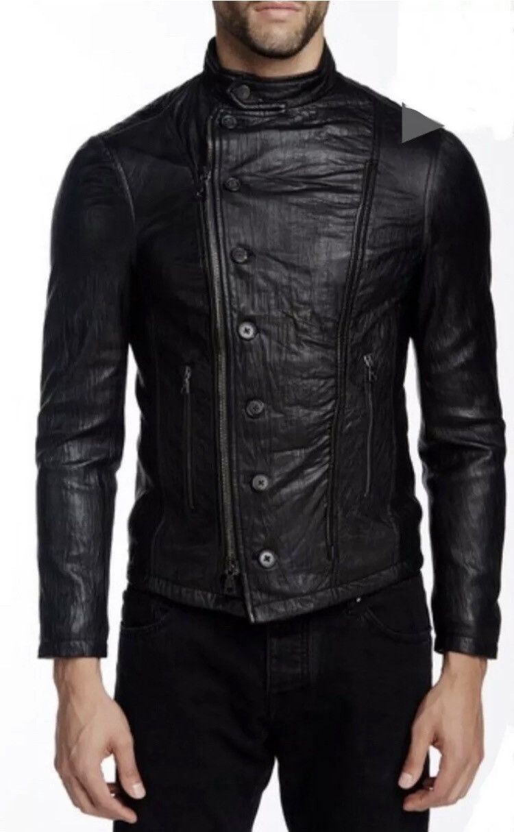 John Varvatos Asymmetrical biker jacket. 46 Size US S / EU 44-46 / 1 - 2 Thumbnail