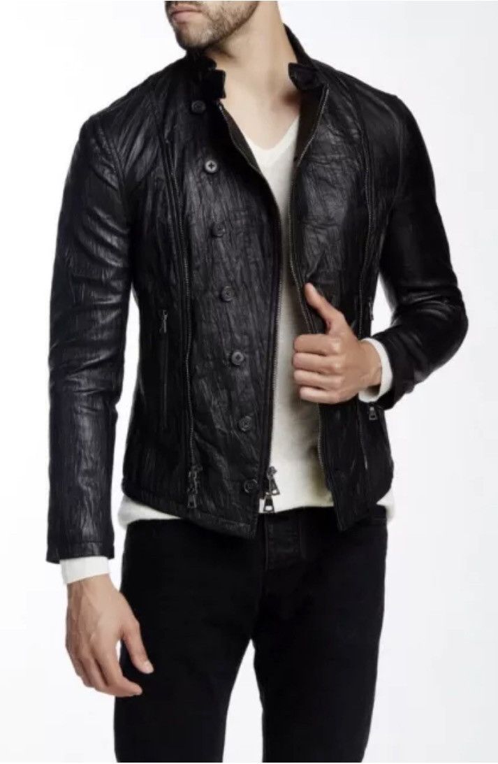 John Varvatos Asymmetrical biker jacket. 46 Size US S / EU 44-46 / 1 - 1 Thumbnail