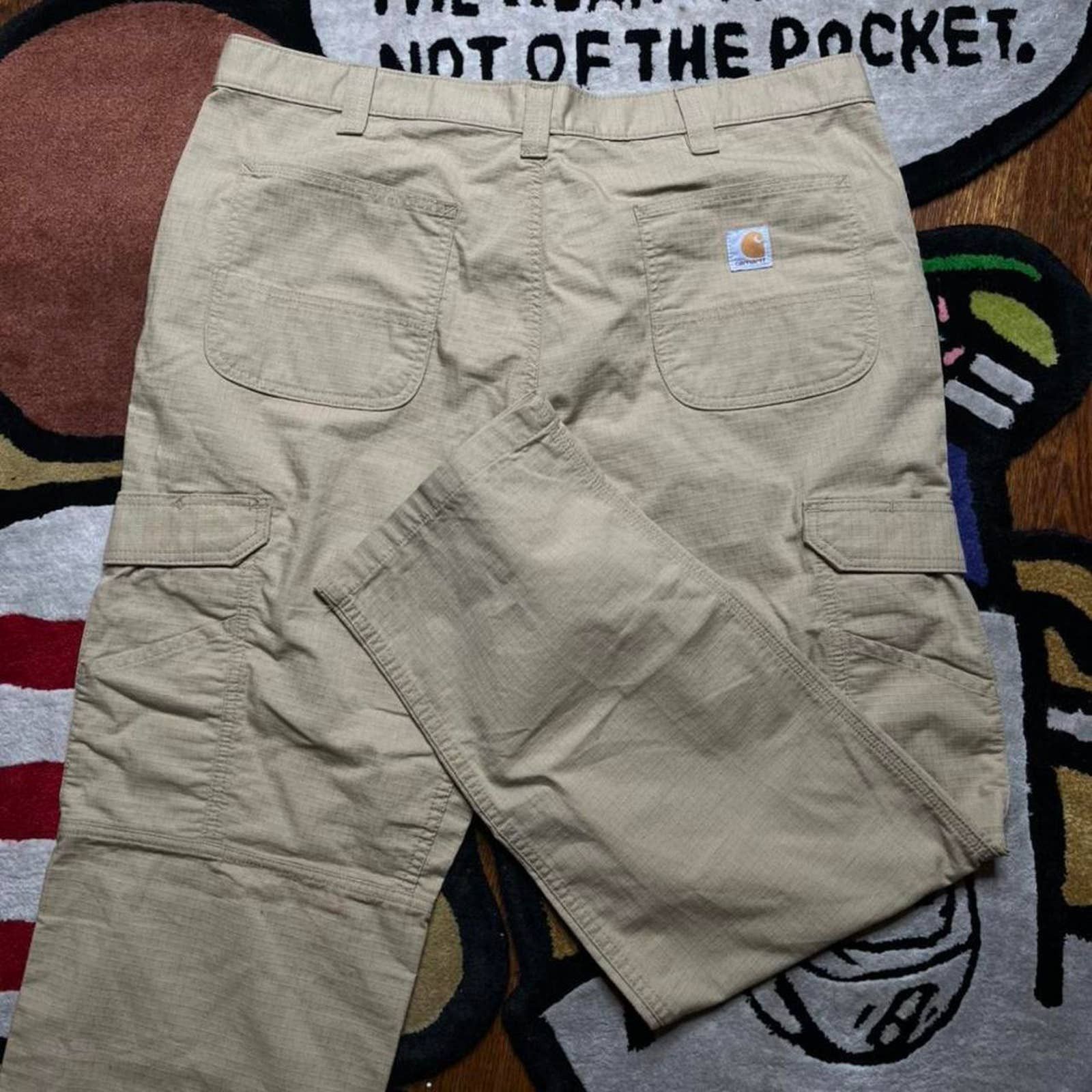 Carhartt Carhartt Relaxed Fit Carpenter Cargo Work Pants Size 40x32 Size US 40 / EU 56 - 2 Thumbnail