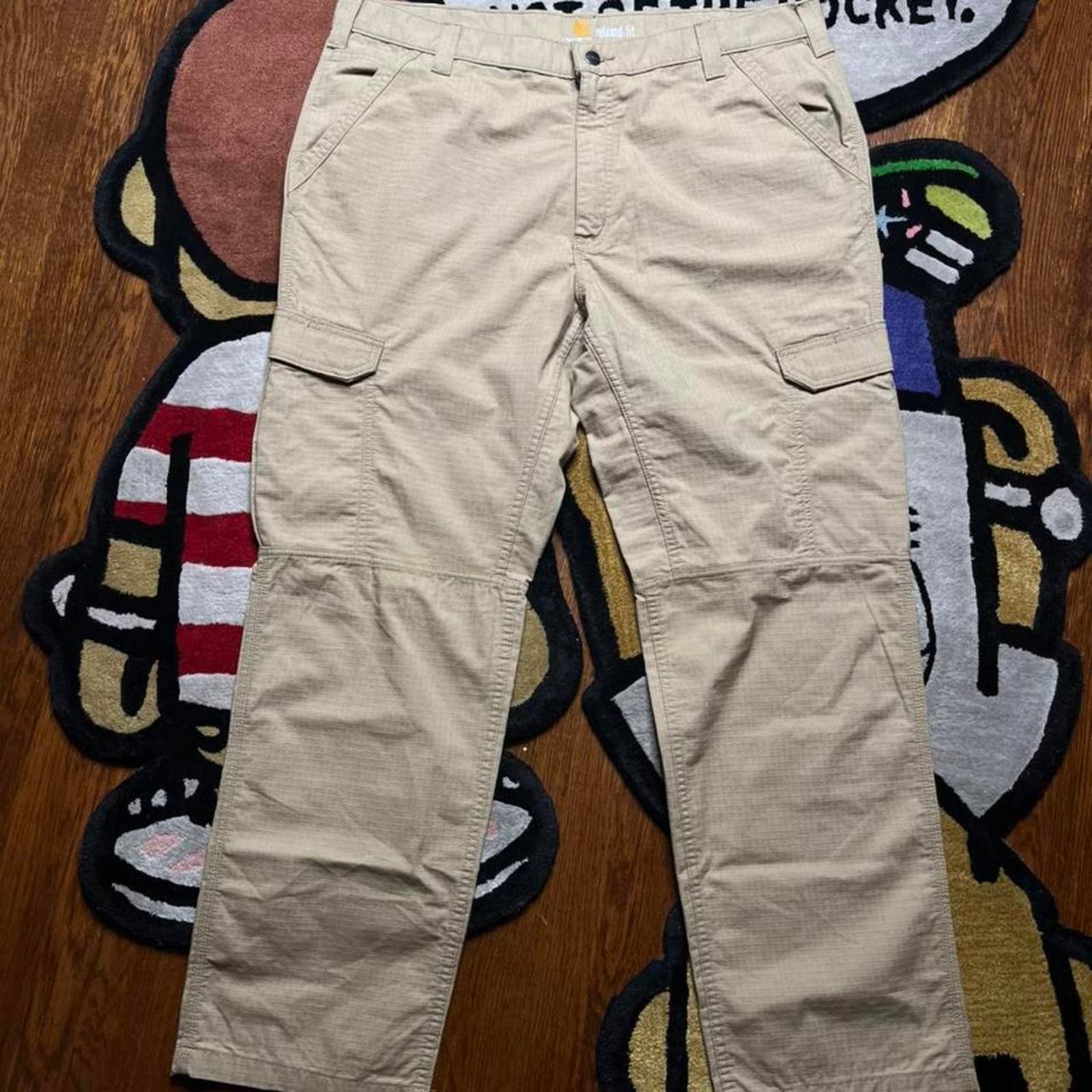 Carhartt Carhartt Relaxed Fit Carpenter Cargo Work Pants Size 40x32 Size US 40 / EU 56 - 3 Thumbnail