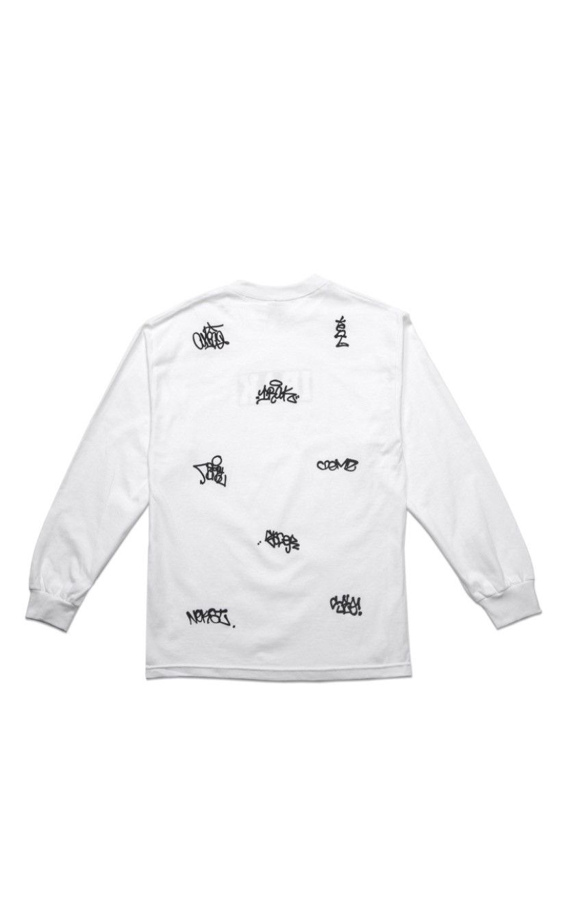 IRAK IRAK NY Graffiti Tag Long Sleeve Tee Shirt - Size L Size US L / EU 52-54 / 3 - 2 Thumbnail
