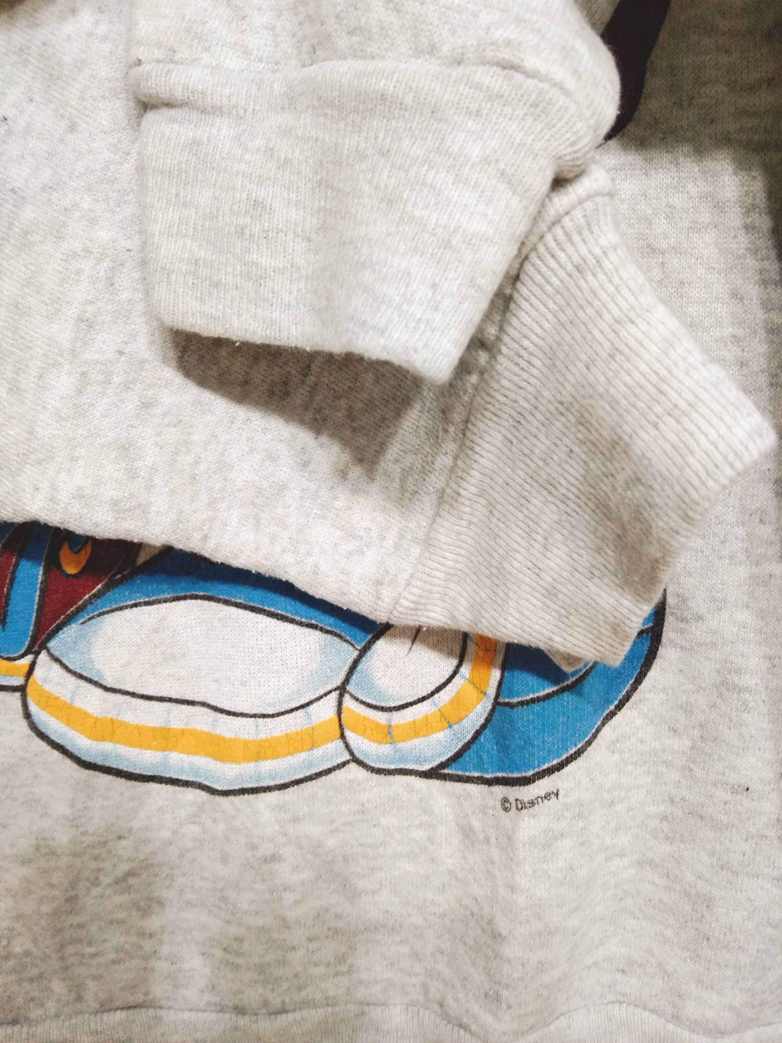 Disney 🔥Full Printed Vintage 90's Mickey SweatShirt Pullover Size US XL / EU 56 / 4 - 2 Thumbnail