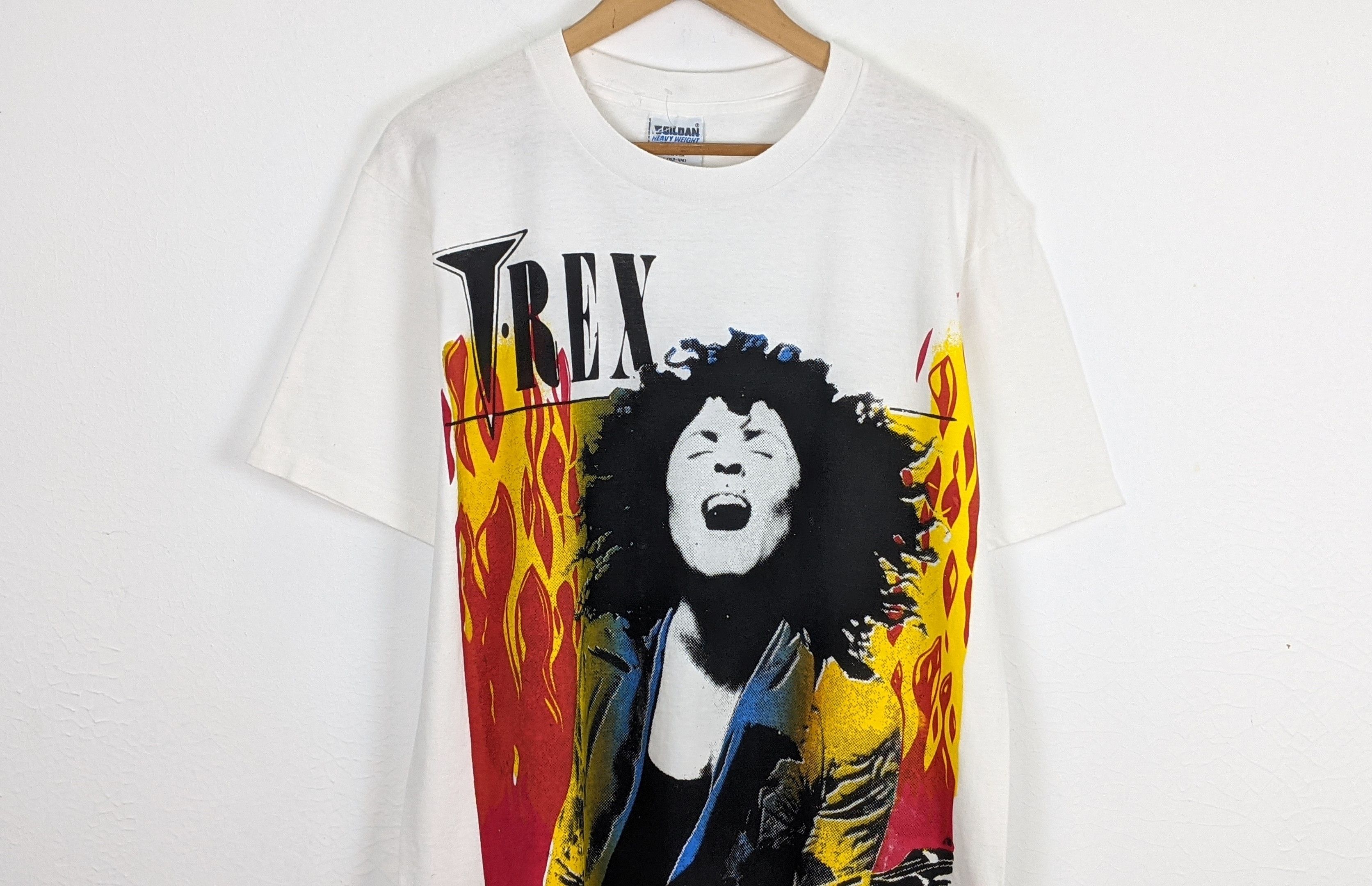 Band Tees Vintage Marc Bolan Trex shirt 90s Size US L / EU 52-54 / 3 - 2 Thumbnail