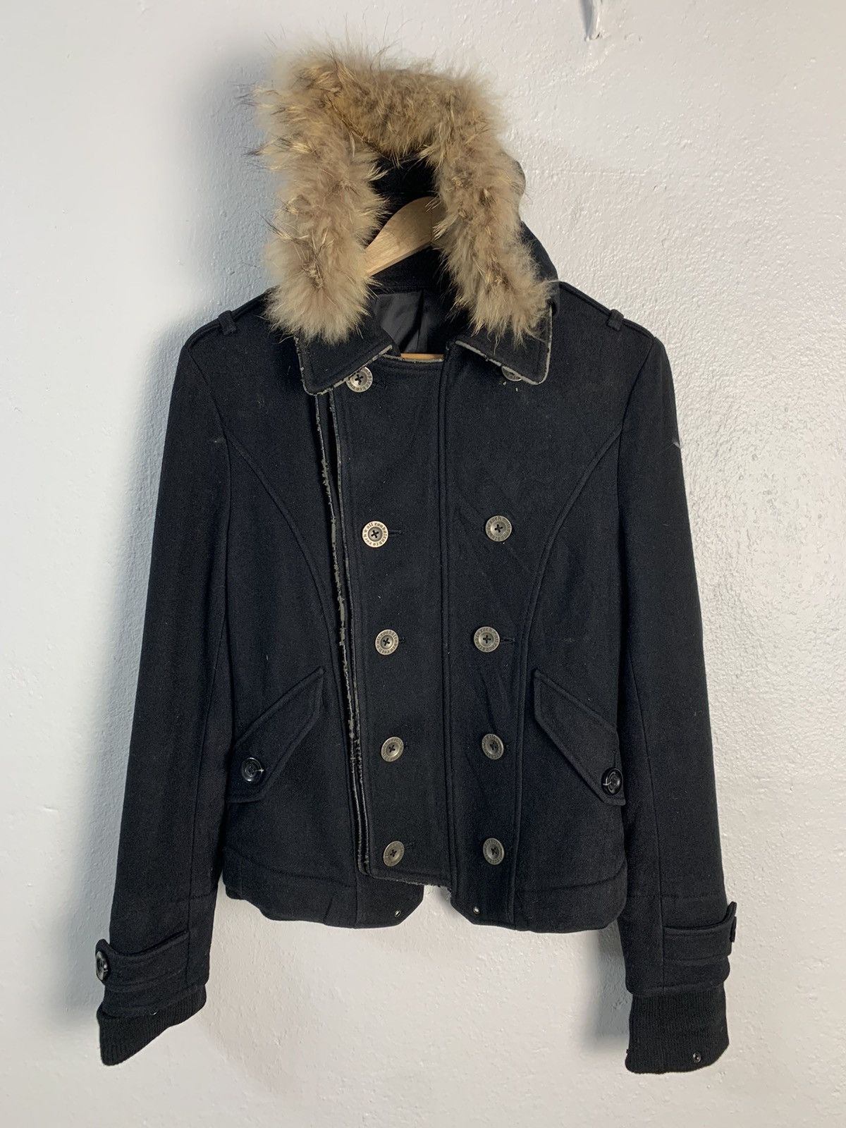 PPFM Double Breast Hooded Jacket
