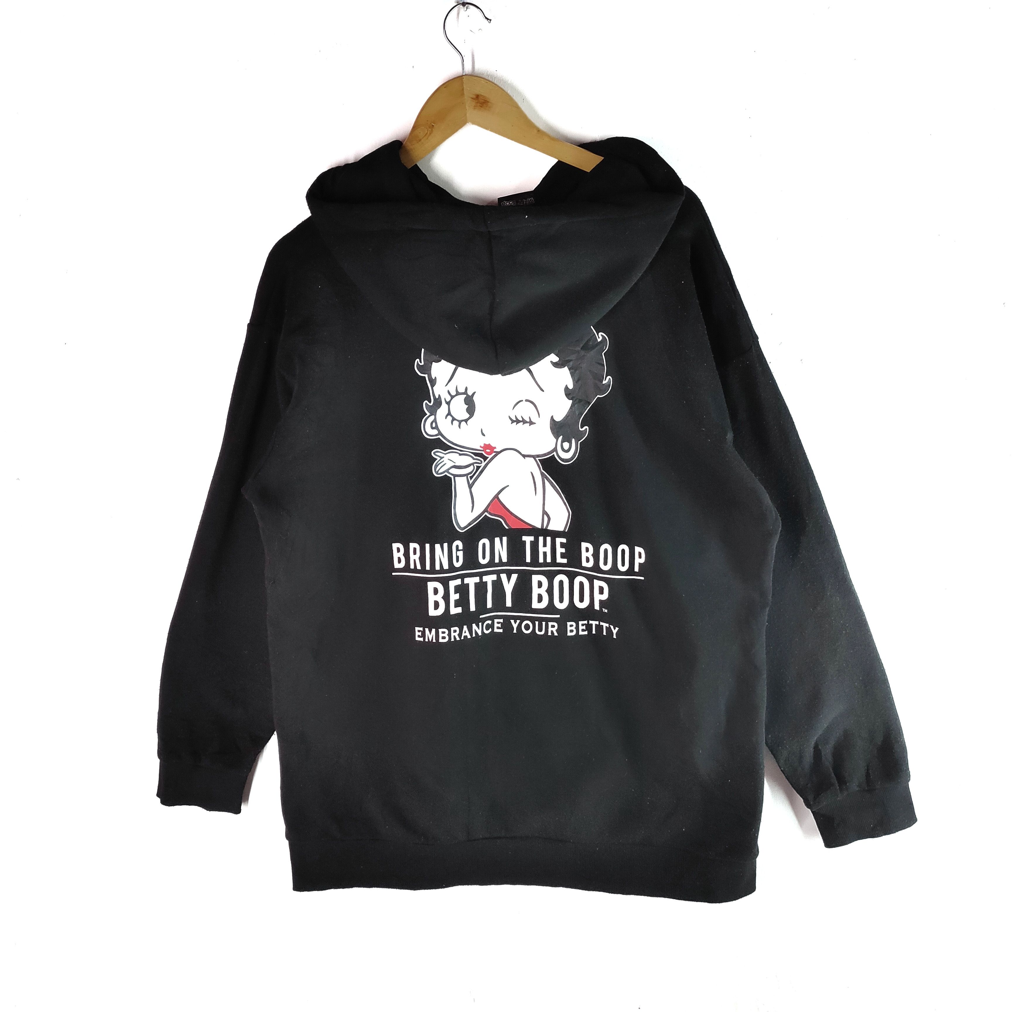 Cartoon Network BETTY BOOP Big Print Character Cartoon Hoodie Sweatshirt Size US XL / EU 56 / 4 - 1 Thumbnail