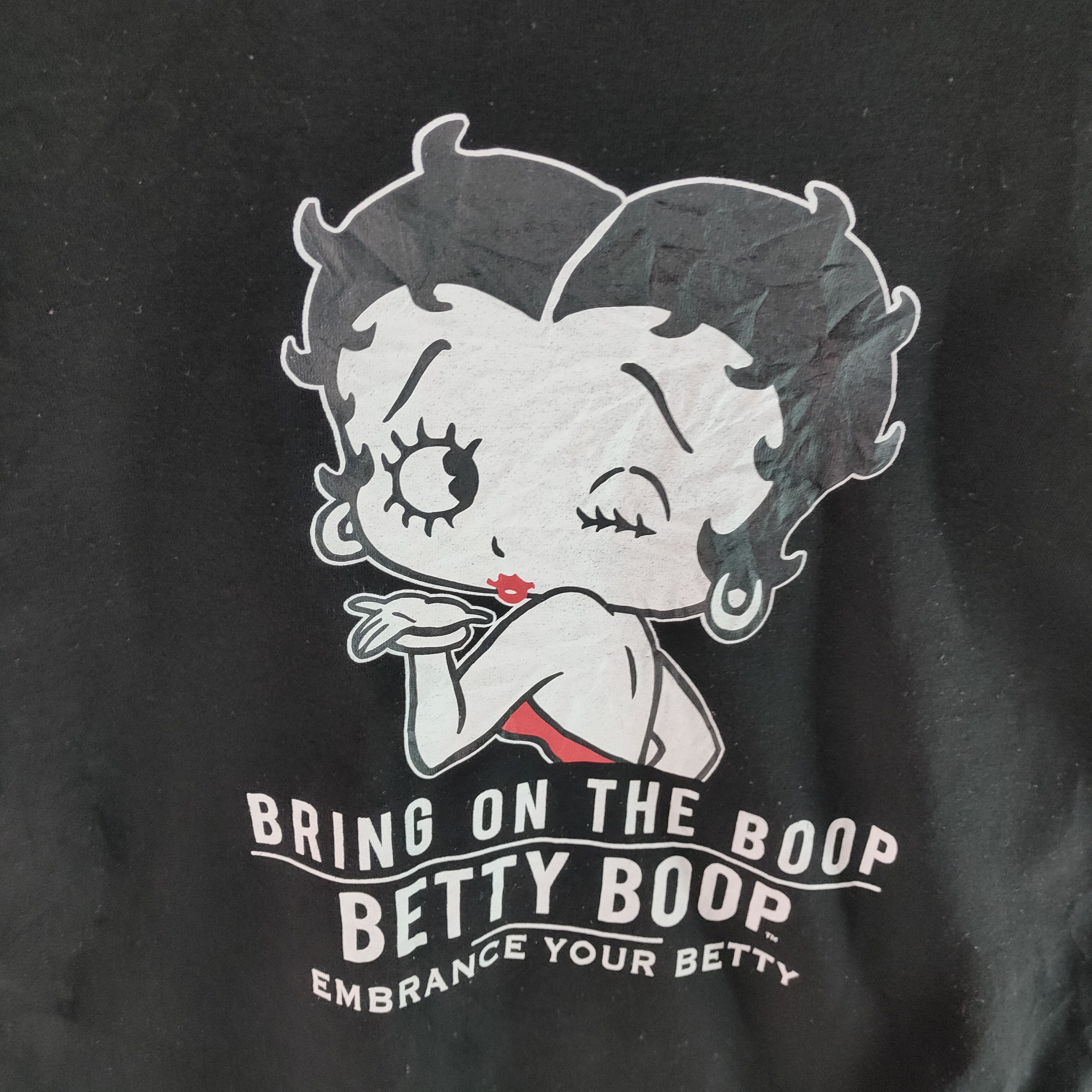 Cartoon Network BETTY BOOP Big Print Character Cartoon Hoodie Sweatshirt Size US XL / EU 56 / 4 - 3 Thumbnail