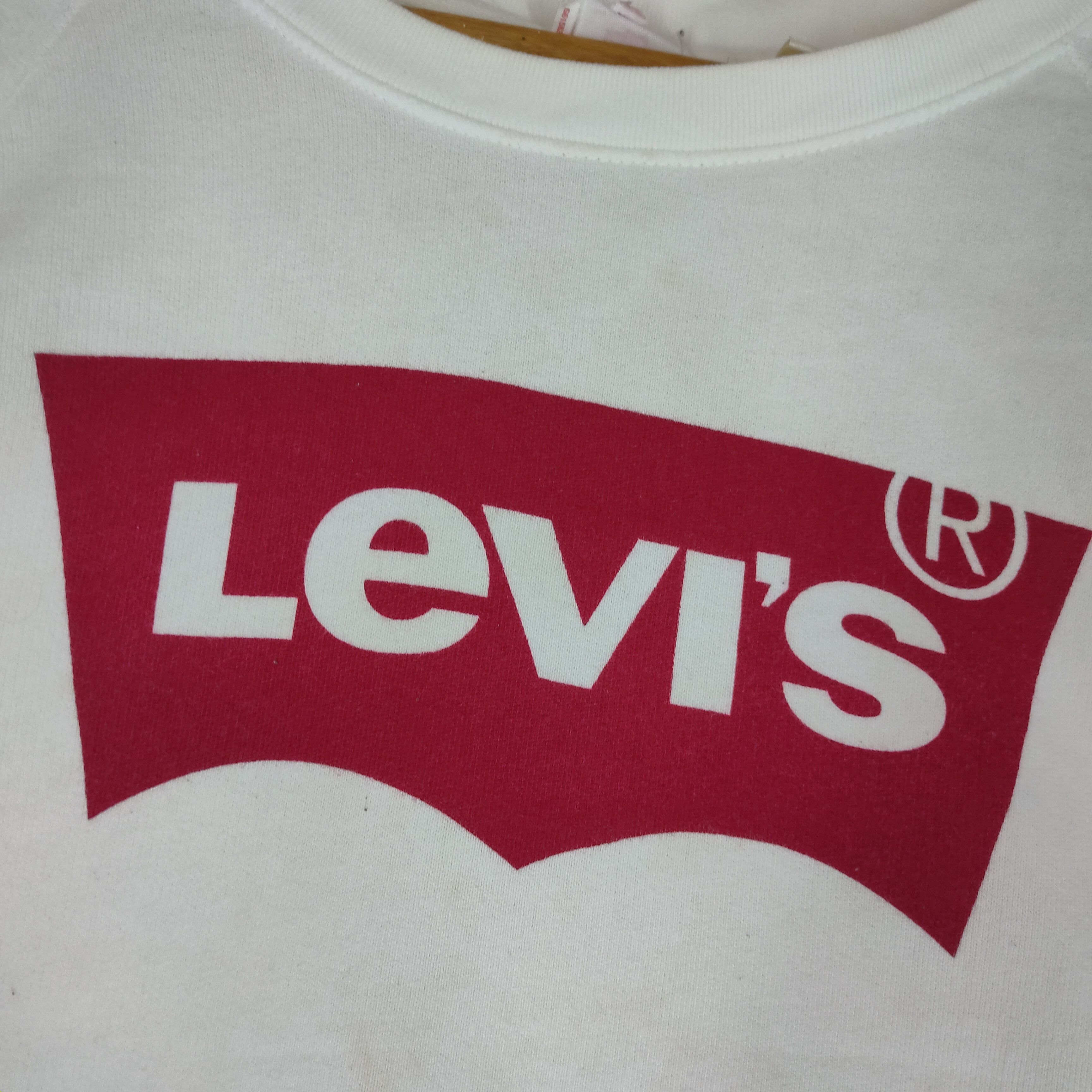 Levi's LEVIS Big Spellout Logo Pullover Raptees Sweatshirt Size US L / EU 52-54 / 3 - 2 Thumbnail