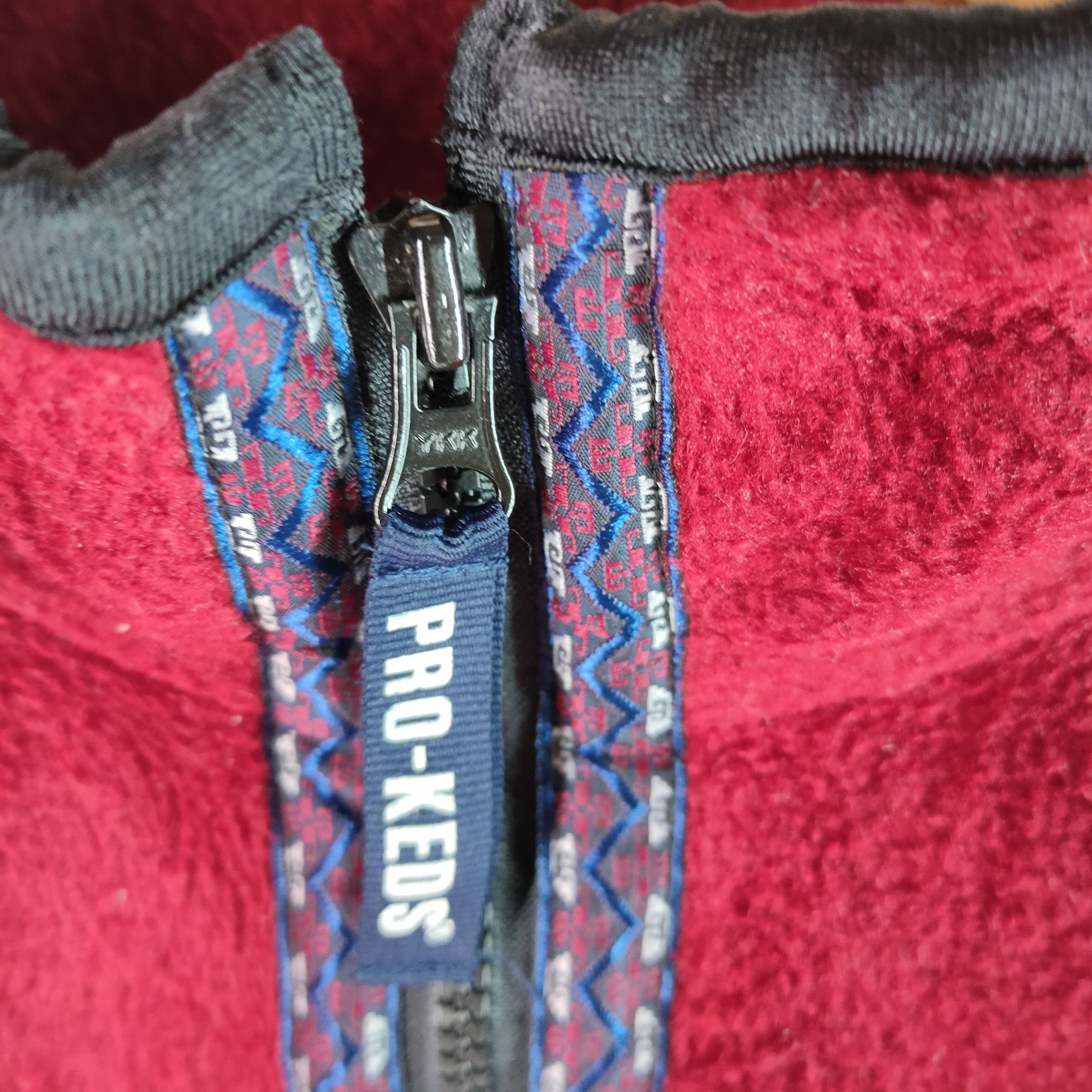Pro-Keds PRO-KEDS Half Zipper Embroidery Spell Out Fleece Jacket Size US XL / EU 56 / 4 - 3 Thumbnail